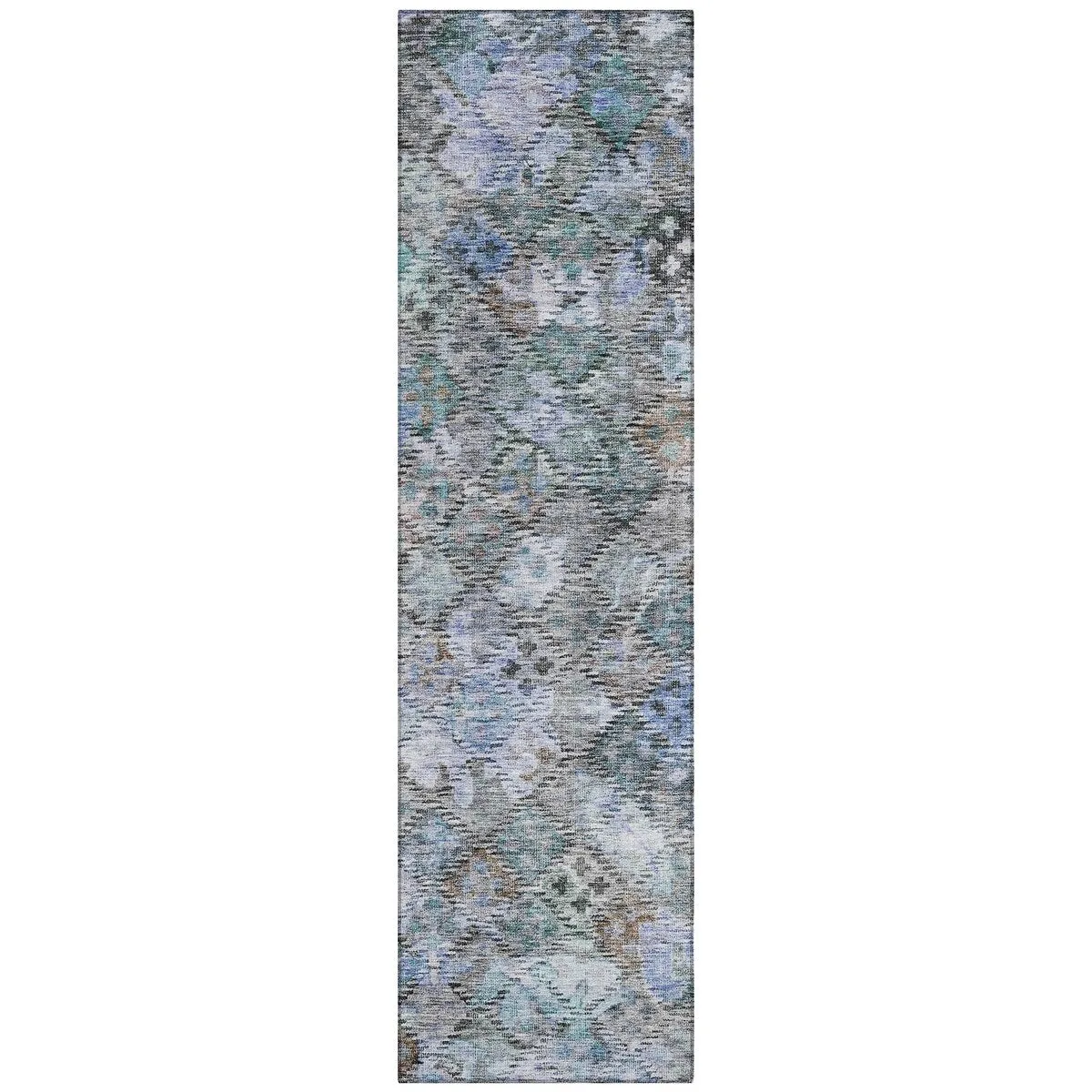 Machine Washable Indoor/ Outdoor Boho Moroccan Chantille Rug