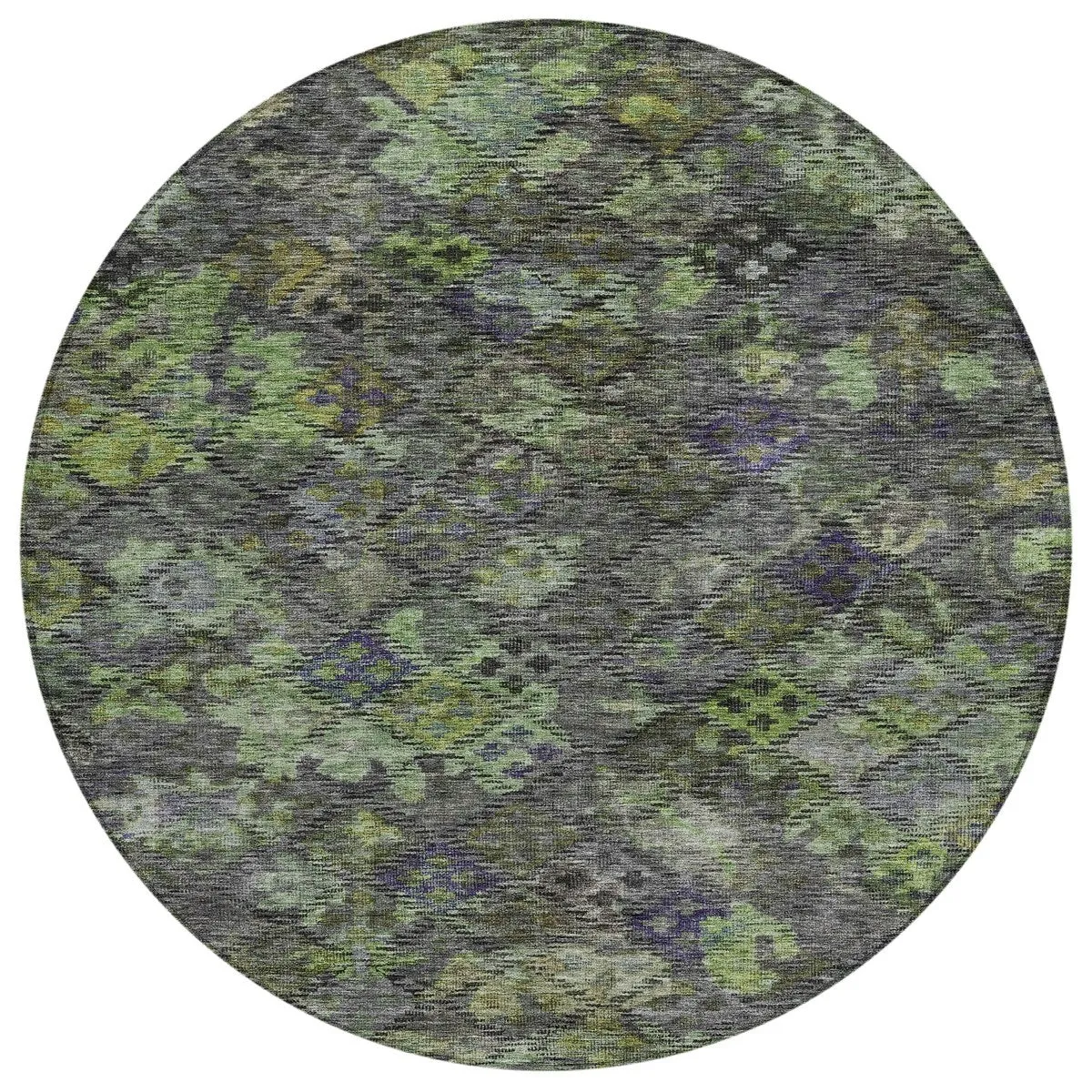 Machine Washable Indoor/ Outdoor Boho Moroccan Chantille Rug