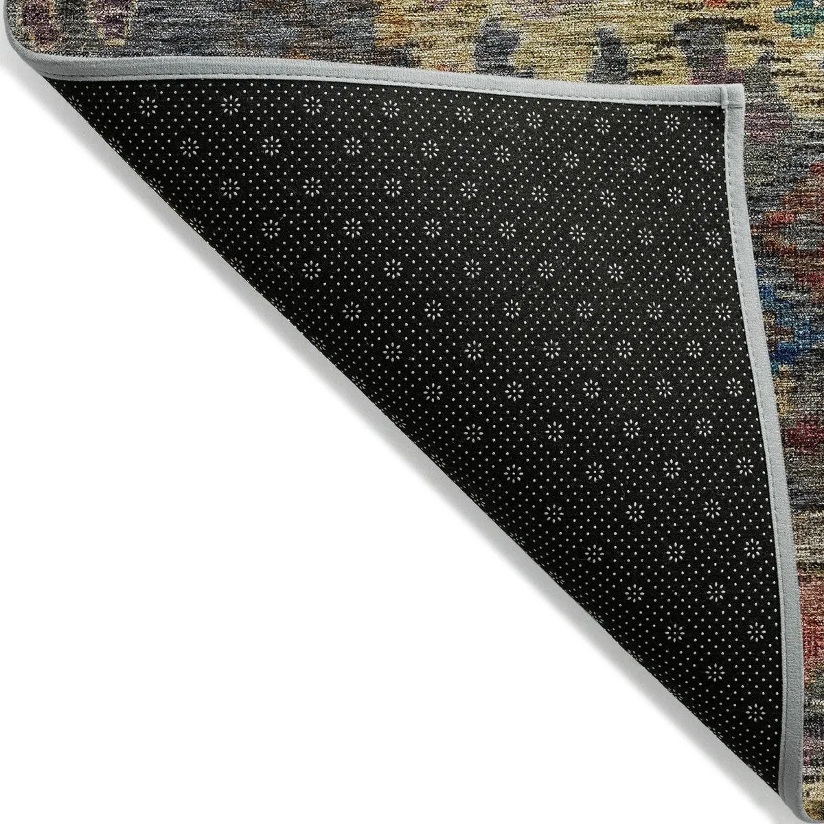 Machine Washable Indoor/ Outdoor Boho Moroccan Chantille Rug