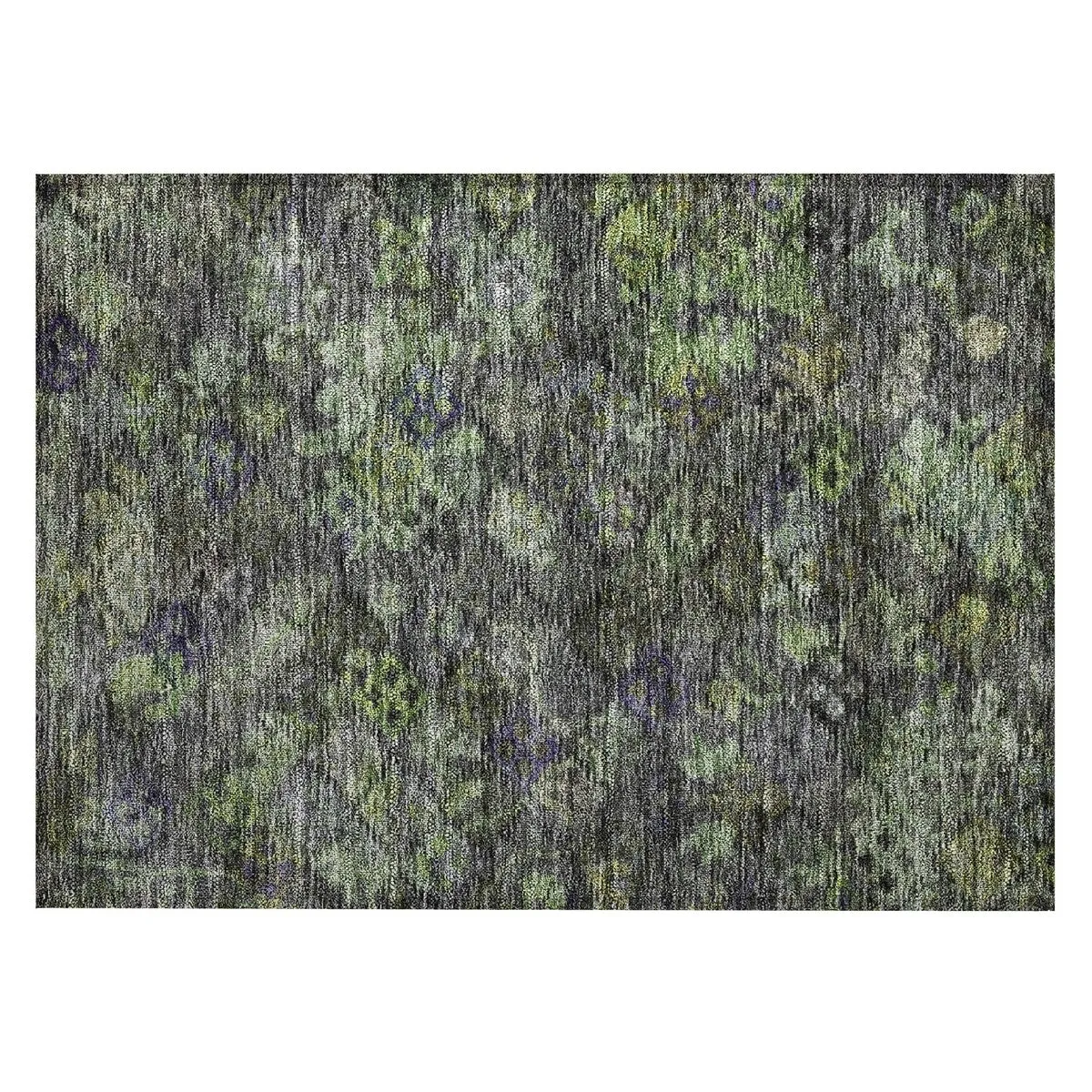 Machine Washable Indoor/ Outdoor Boho Moroccan Chantille Rug