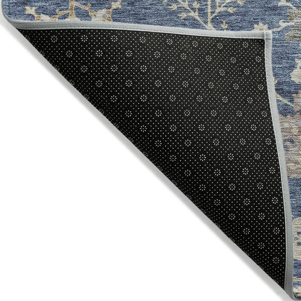 Machine Washable Indoor/ Outdoor Boho Traditional Chantille Rug
