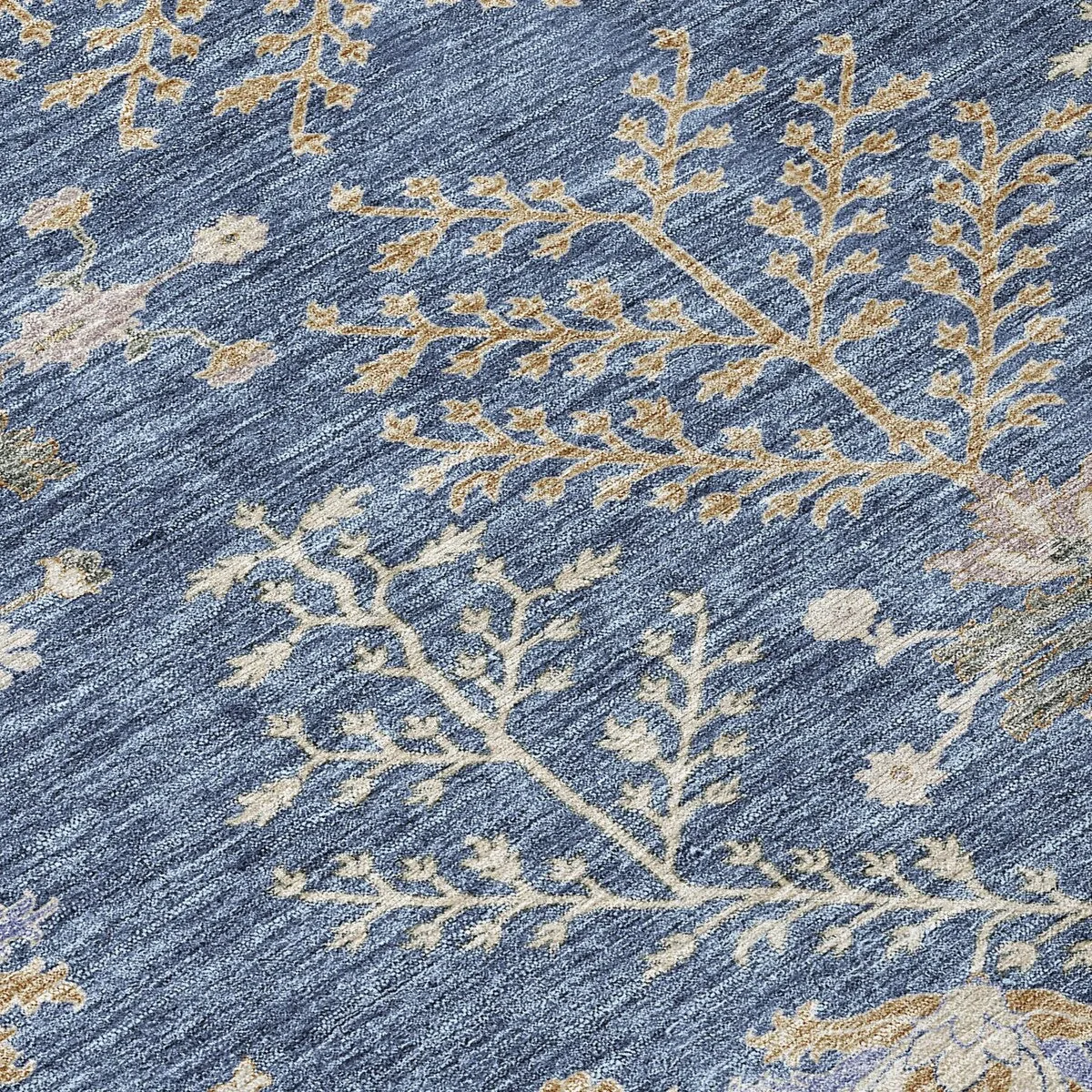 Machine Washable Indoor/ Outdoor Boho Traditional Chantille Rug