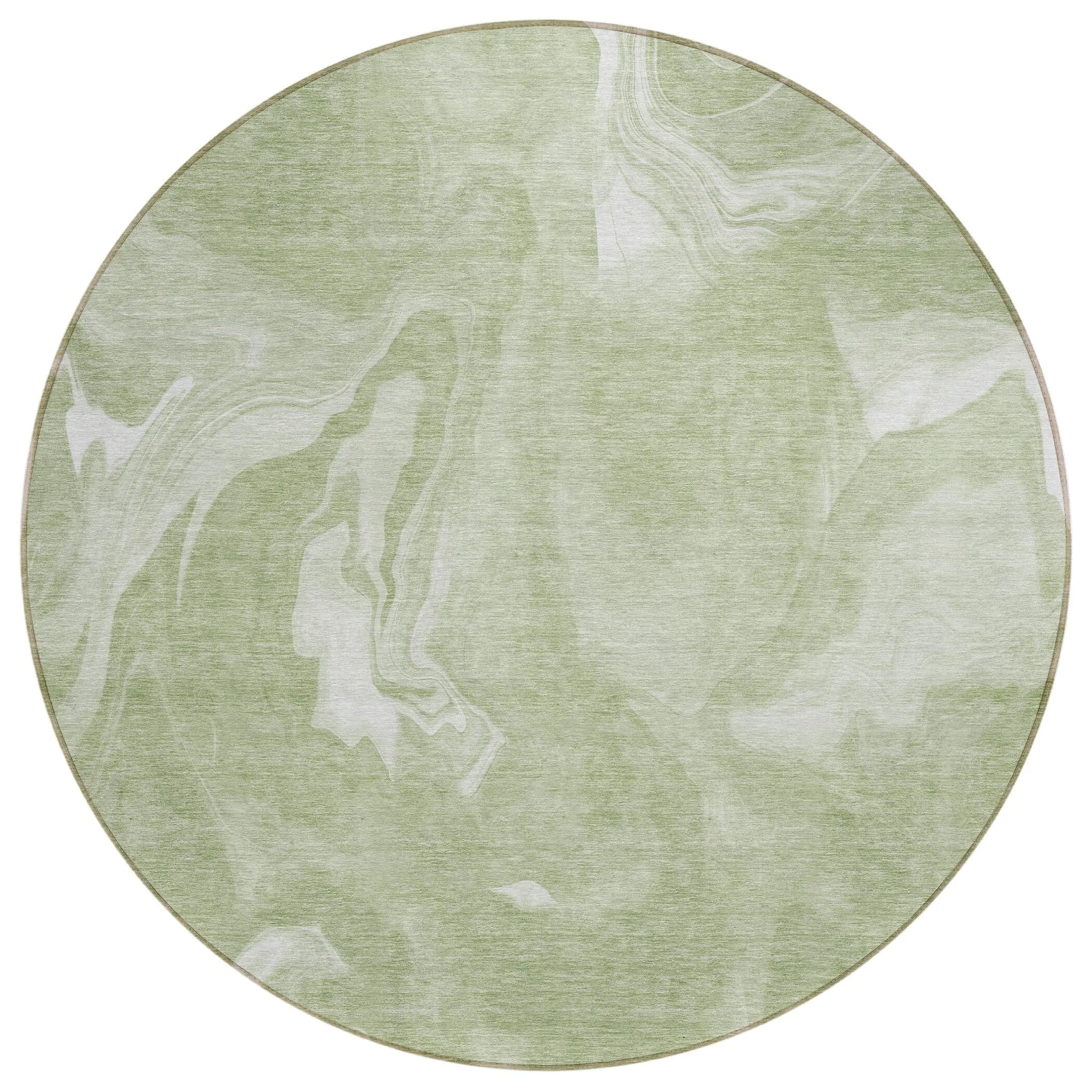 Machine Washable Indoor/ Outdoor Chantille Abstract Motion Rug