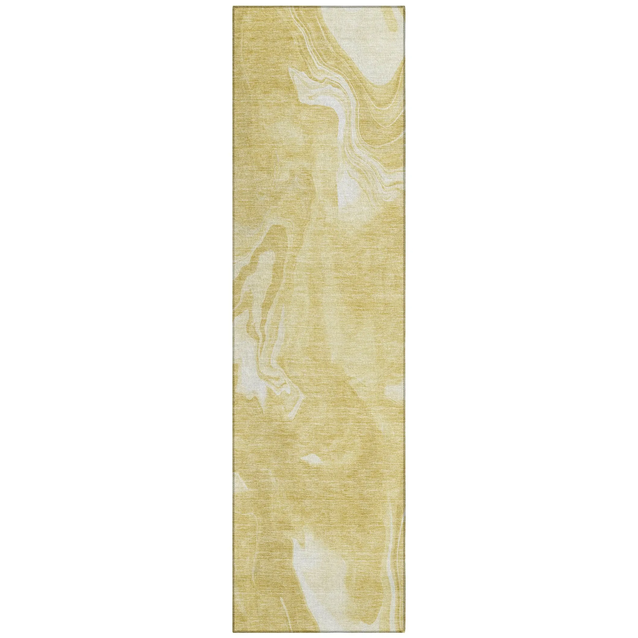 Machine Washable Indoor/ Outdoor Chantille Abstract Motion Rug