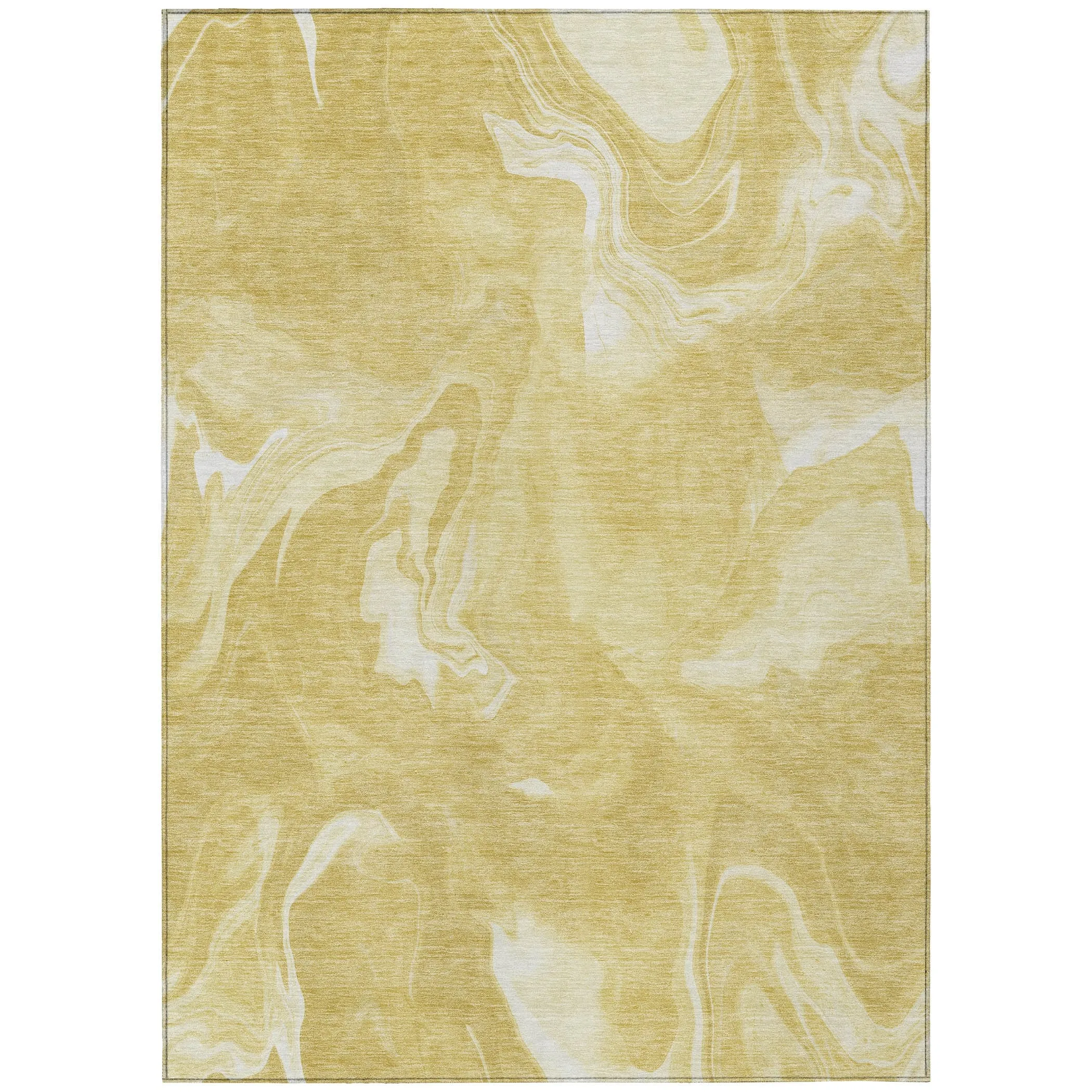 Machine Washable Indoor/ Outdoor Chantille Abstract Motion Rug