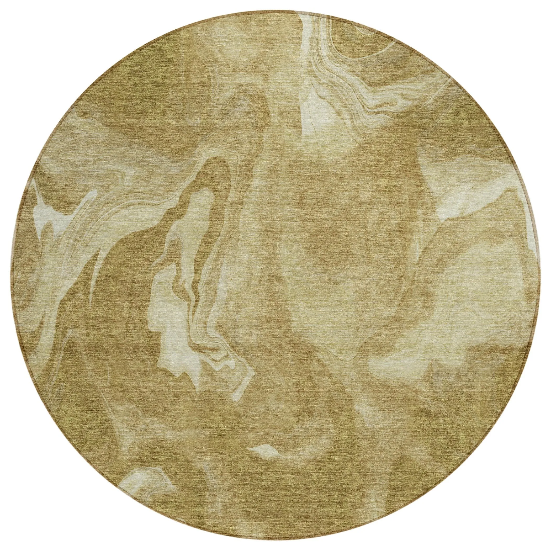 Machine Washable Indoor/ Outdoor Chantille Abstract Motion Rug