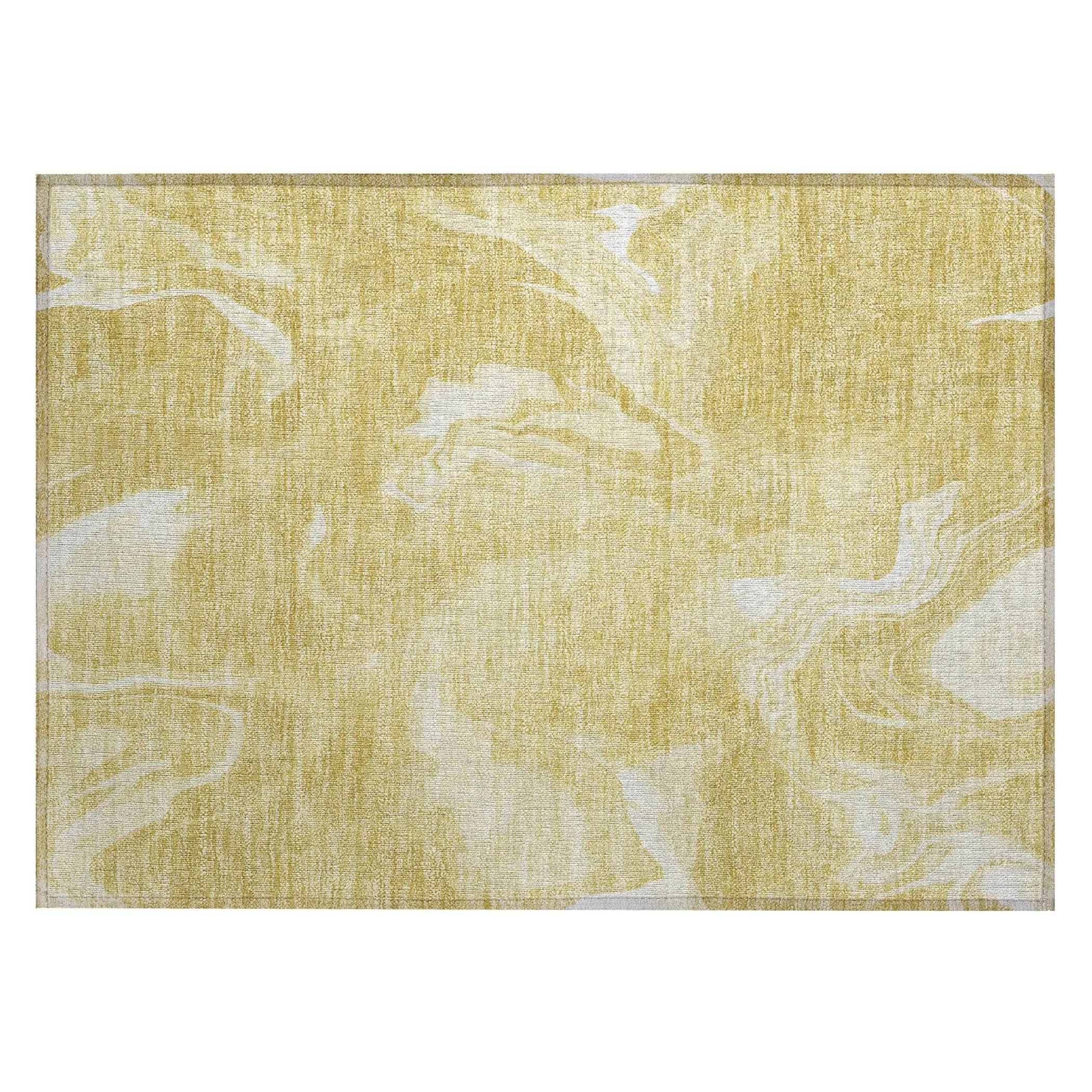 Machine Washable Indoor/ Outdoor Chantille Abstract Motion Rug