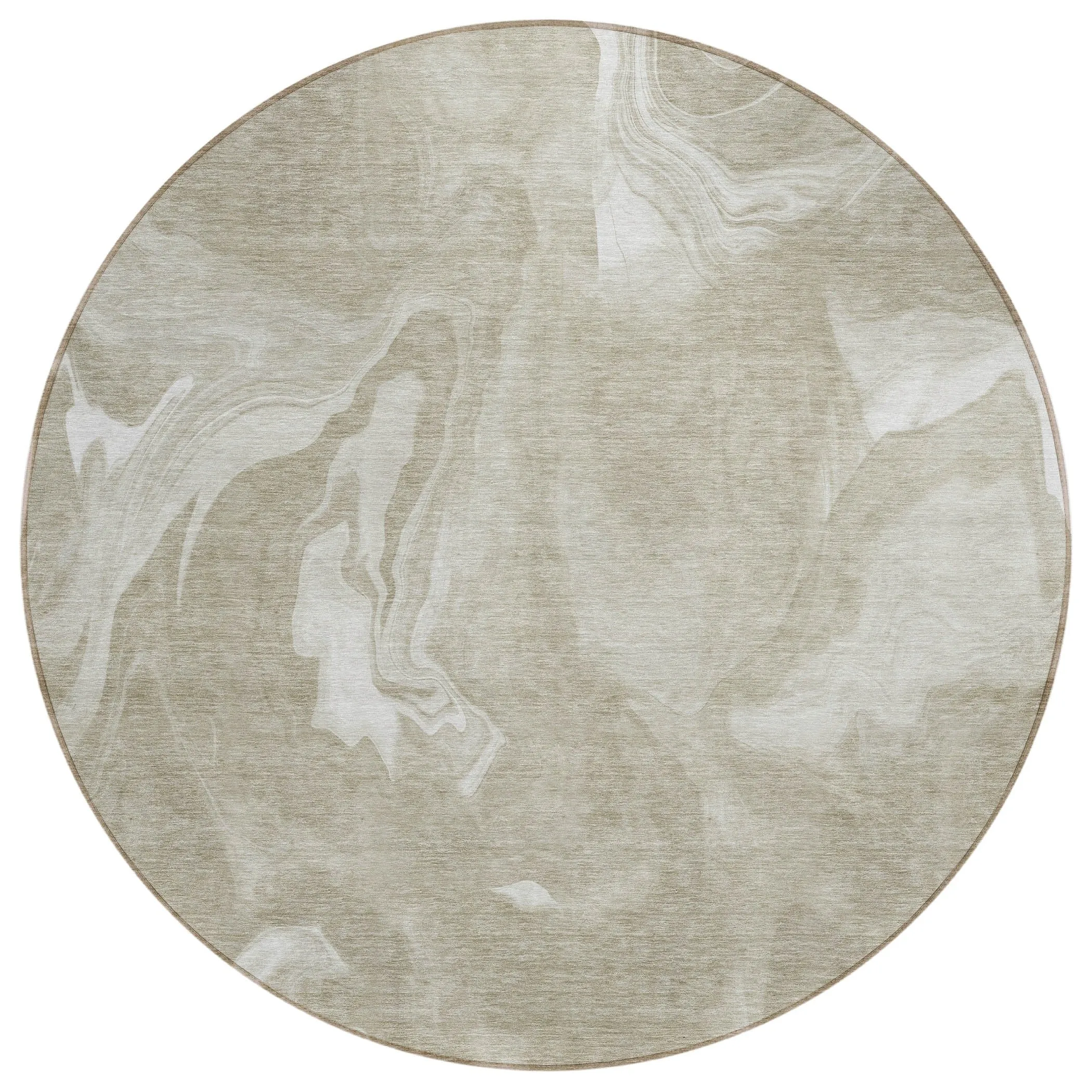 Machine Washable Indoor/ Outdoor Chantille Abstract Motion Rug