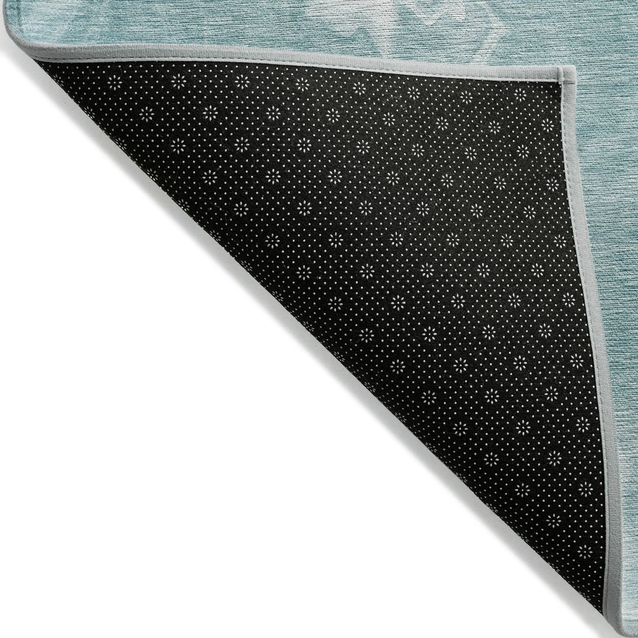 Machine Washable Indoor/ Outdoor Chantille Abstract Motion Rug