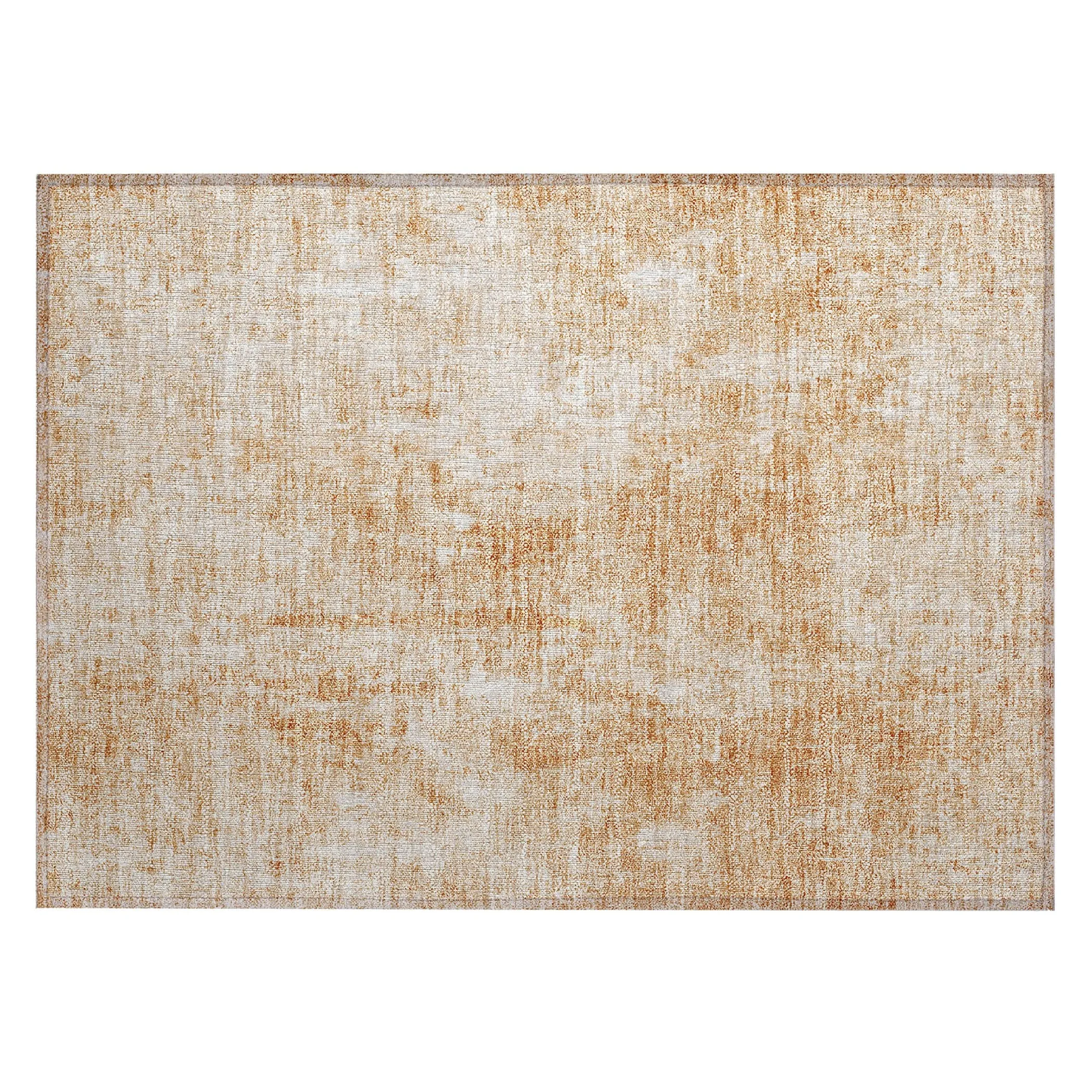 Machine Washable Indoor/ Outdoor Chantille Abstract Solid Rug