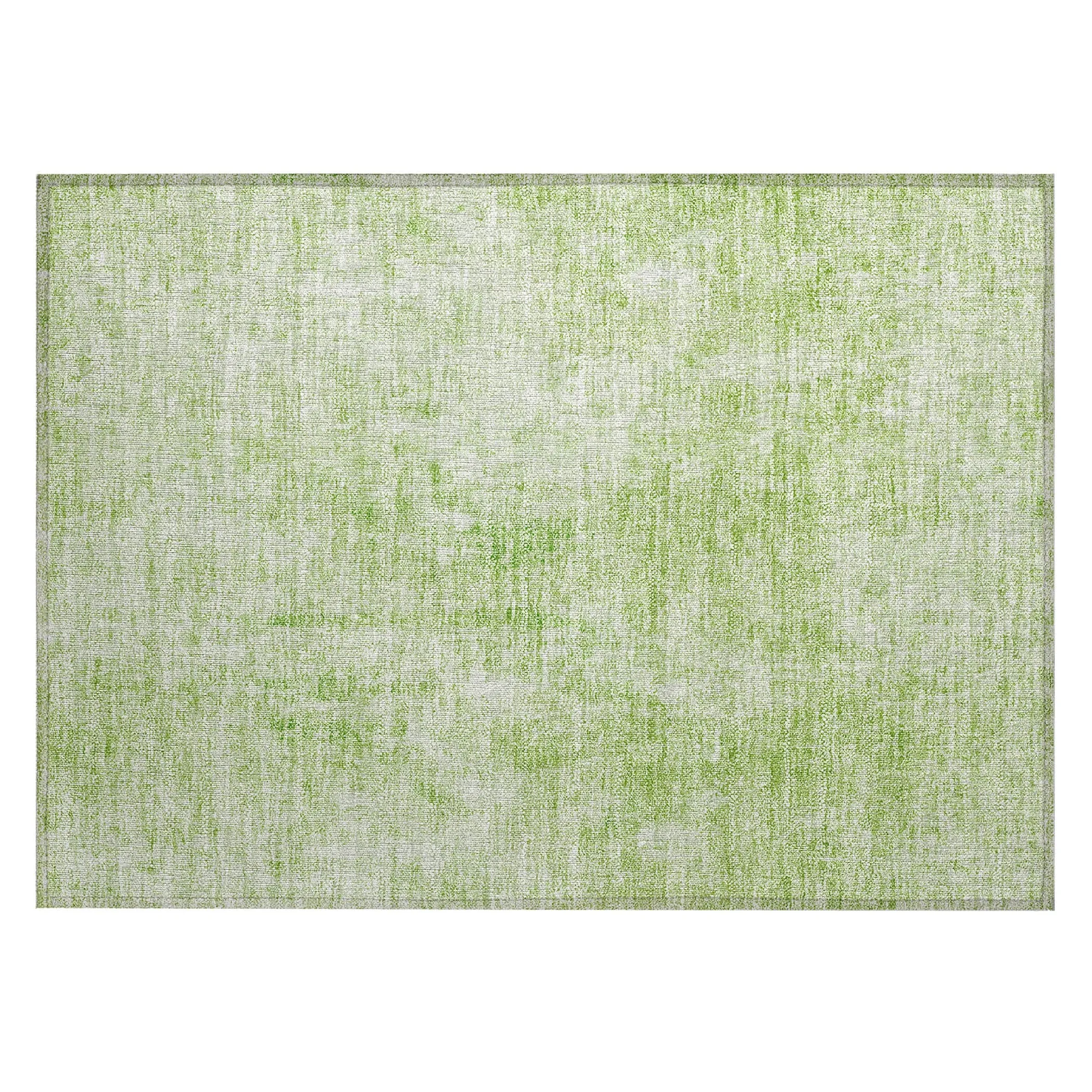 Machine Washable Indoor/ Outdoor Chantille Abstract Solid Rug