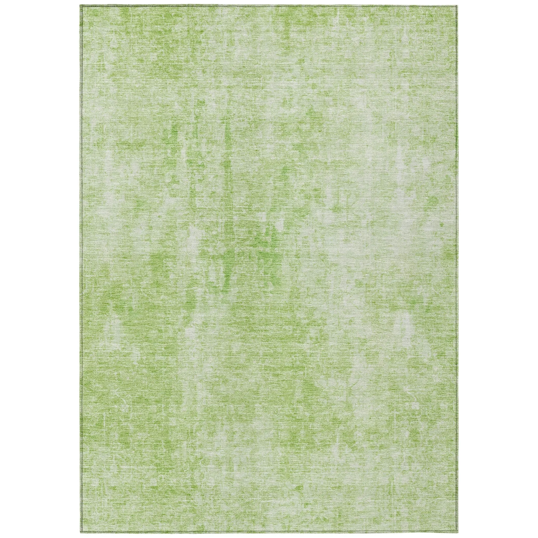 Machine Washable Indoor/ Outdoor Chantille Abstract Solid Rug