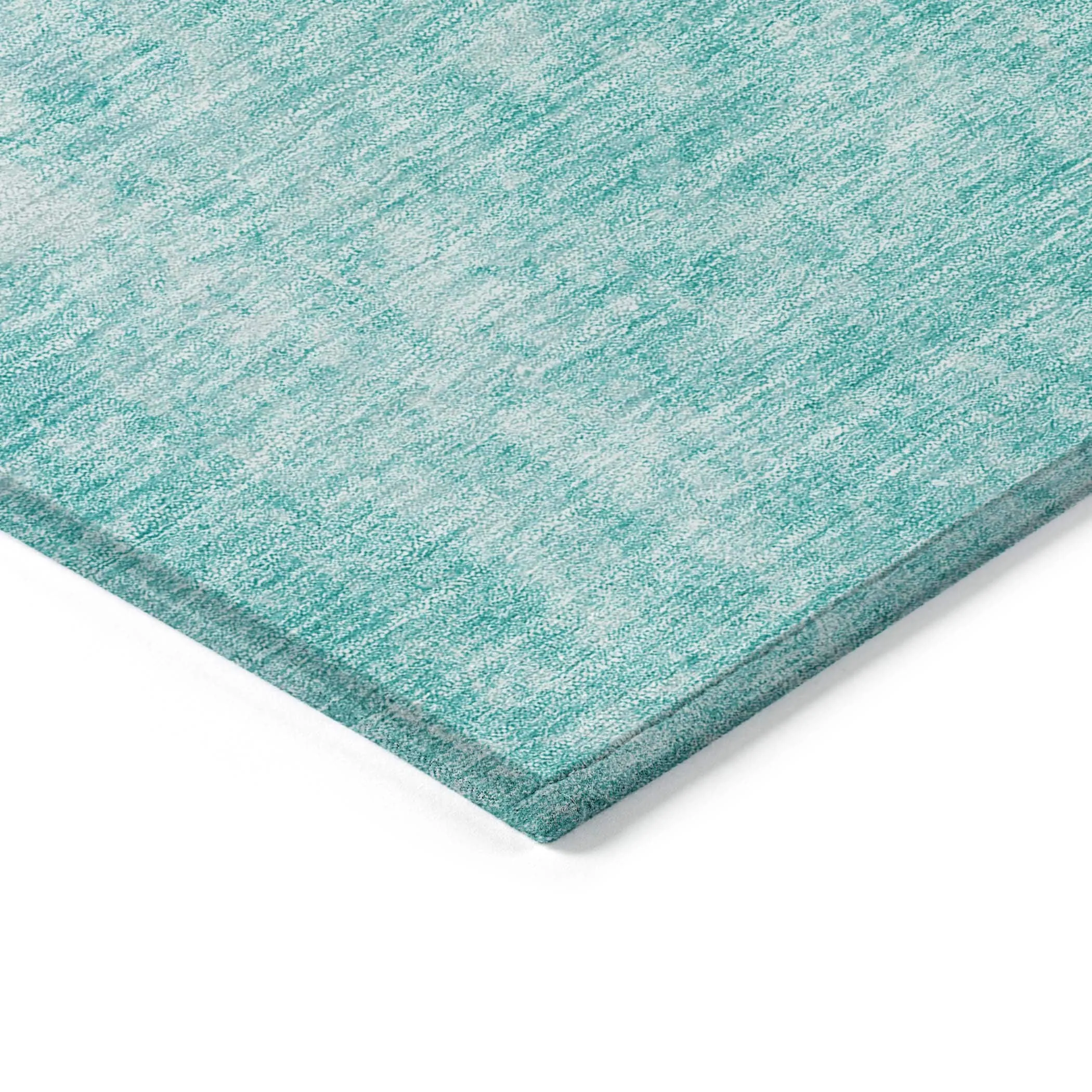 Machine Washable Indoor/ Outdoor Chantille Abstract Solid Rug