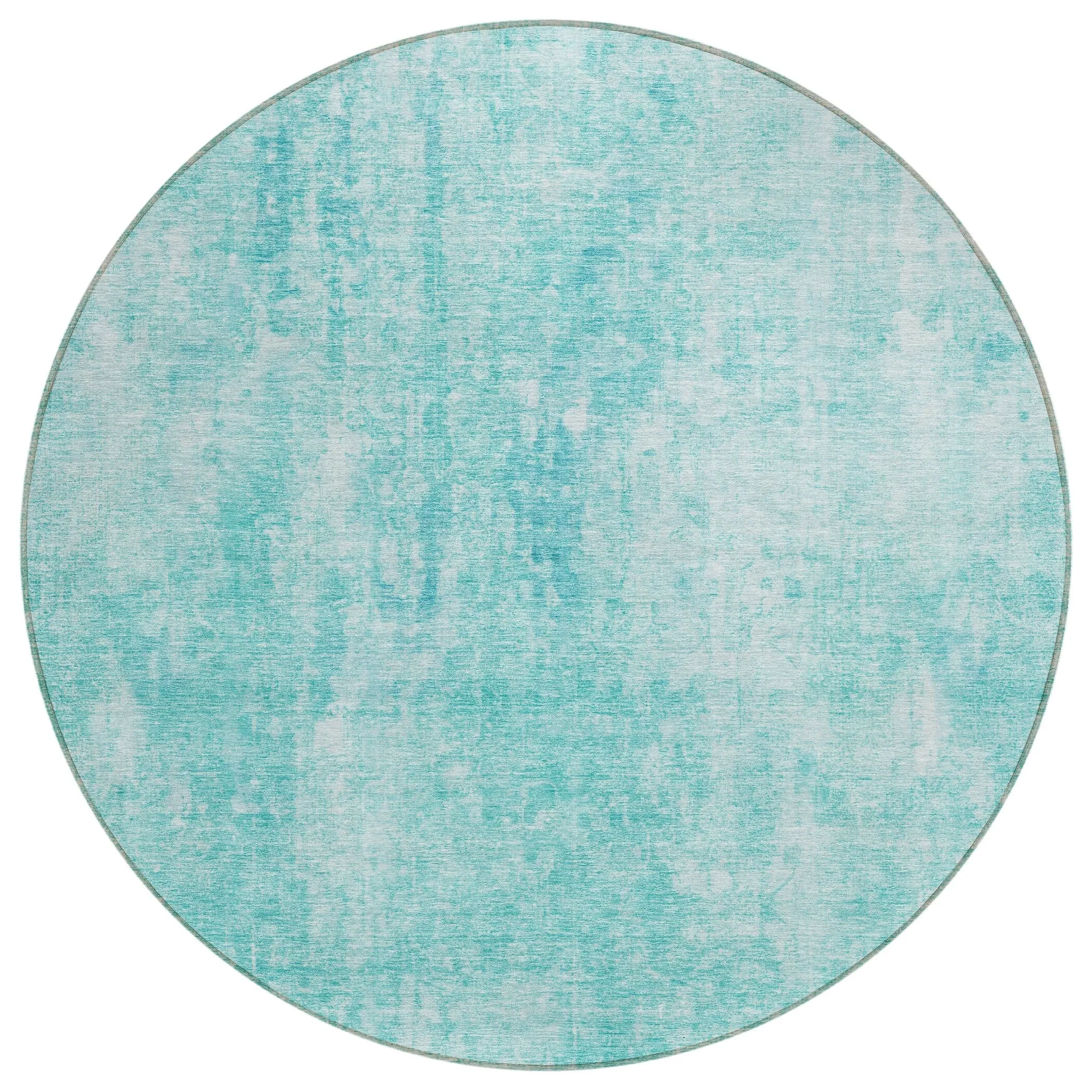 Machine Washable Indoor/ Outdoor Chantille Abstract Solid Rug