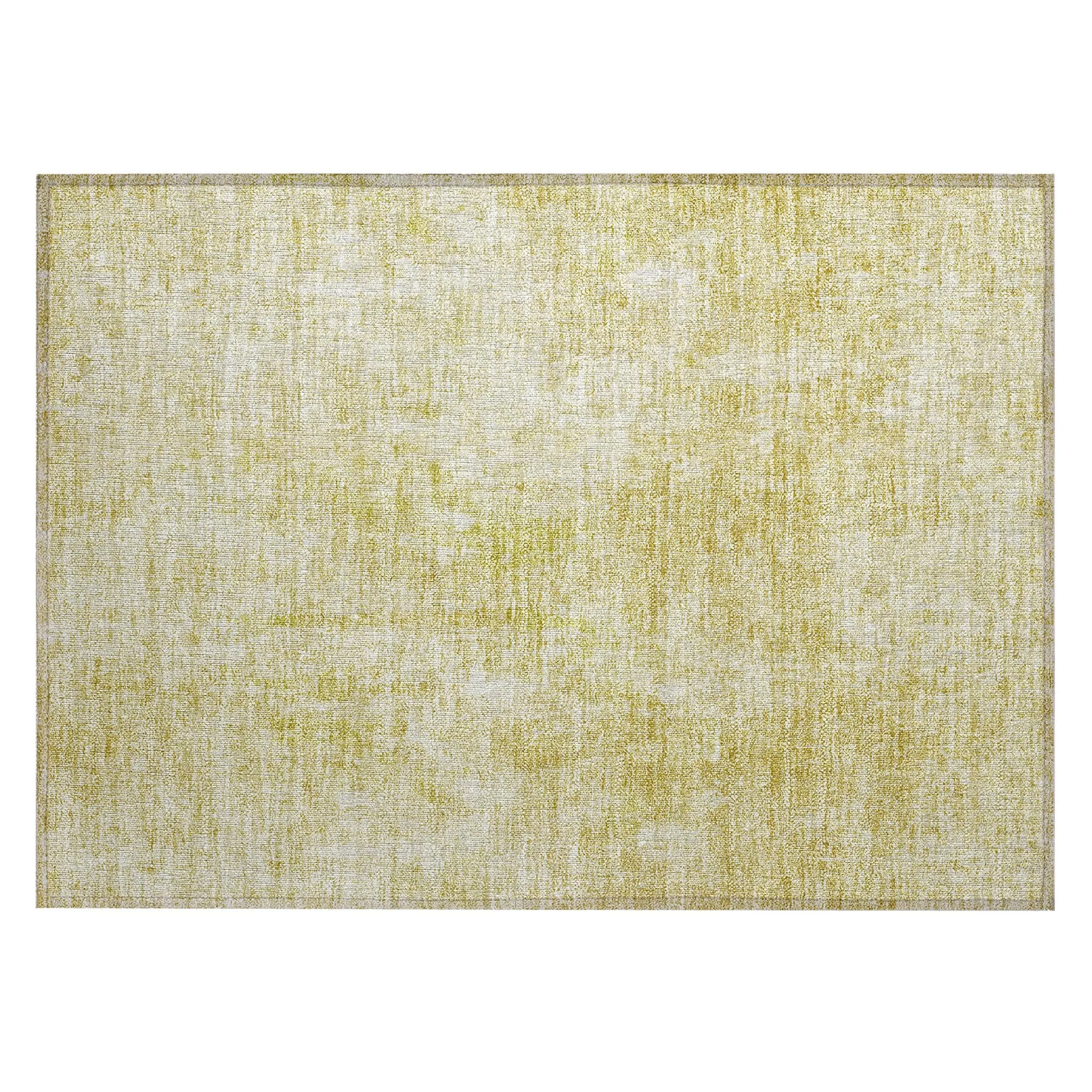 Machine Washable Indoor/ Outdoor Chantille Abstract Solid Rug