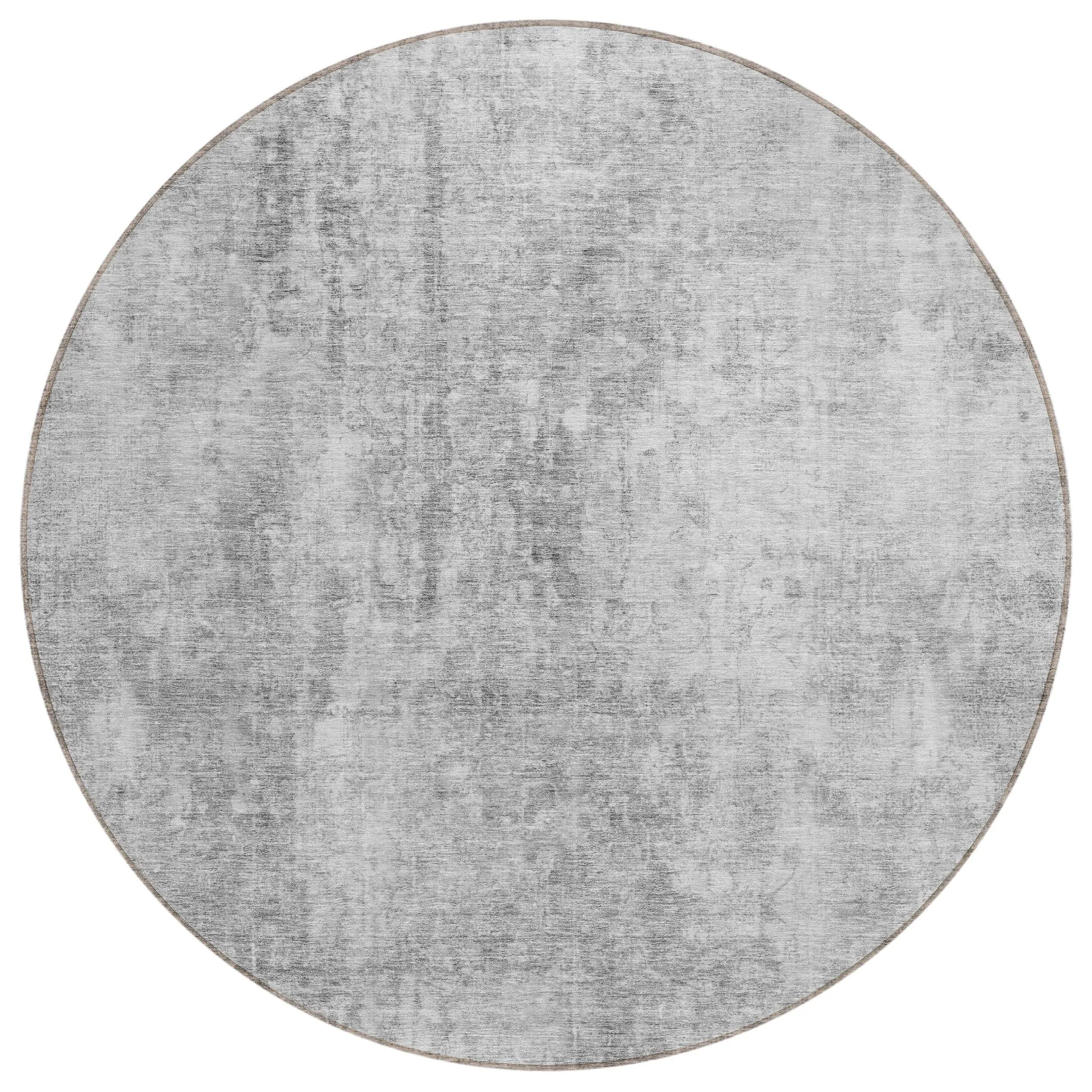 Machine Washable Indoor/ Outdoor Chantille Abstract Solid Rug