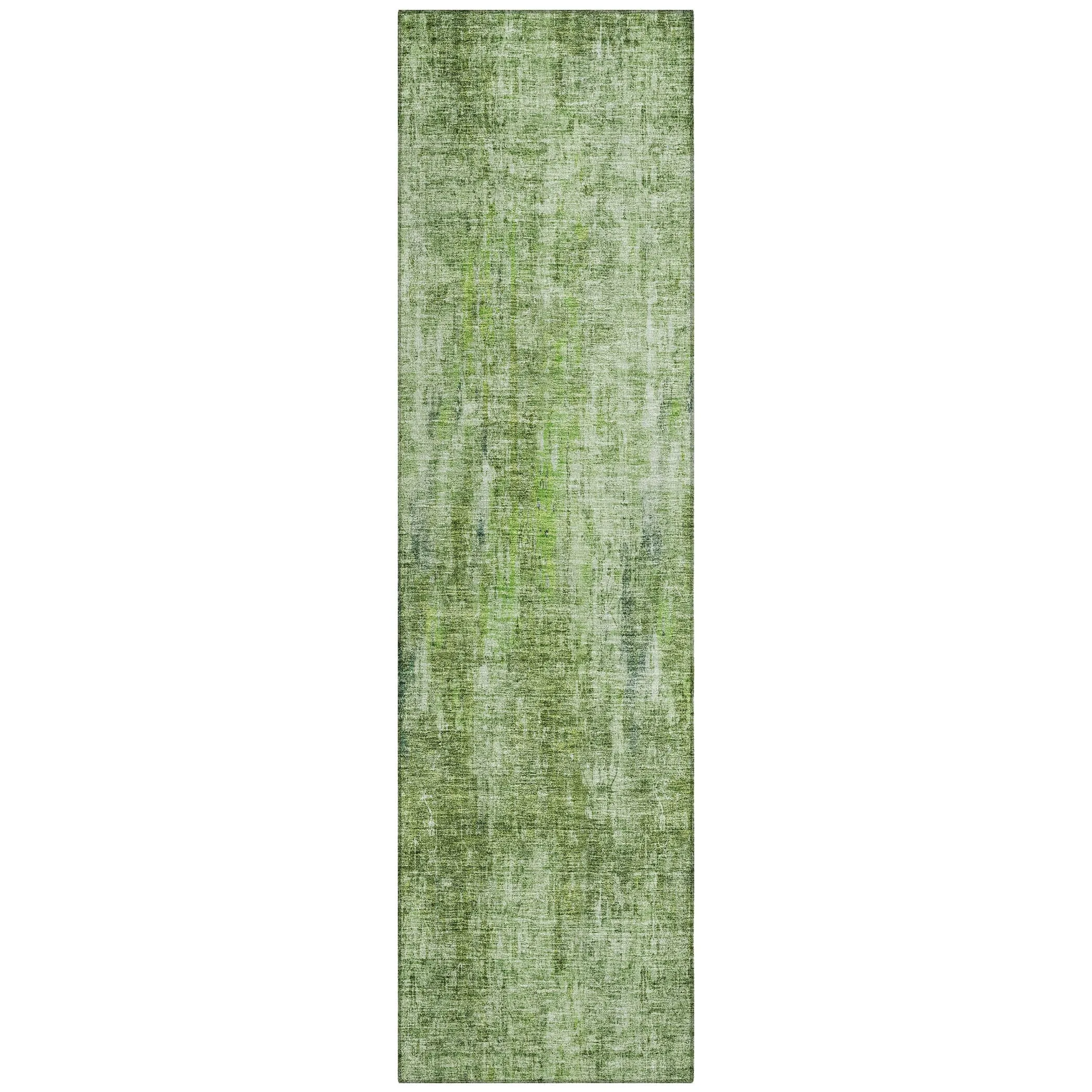 Machine Washable Indoor/ Outdoor Chantille Abstract Solid Rug