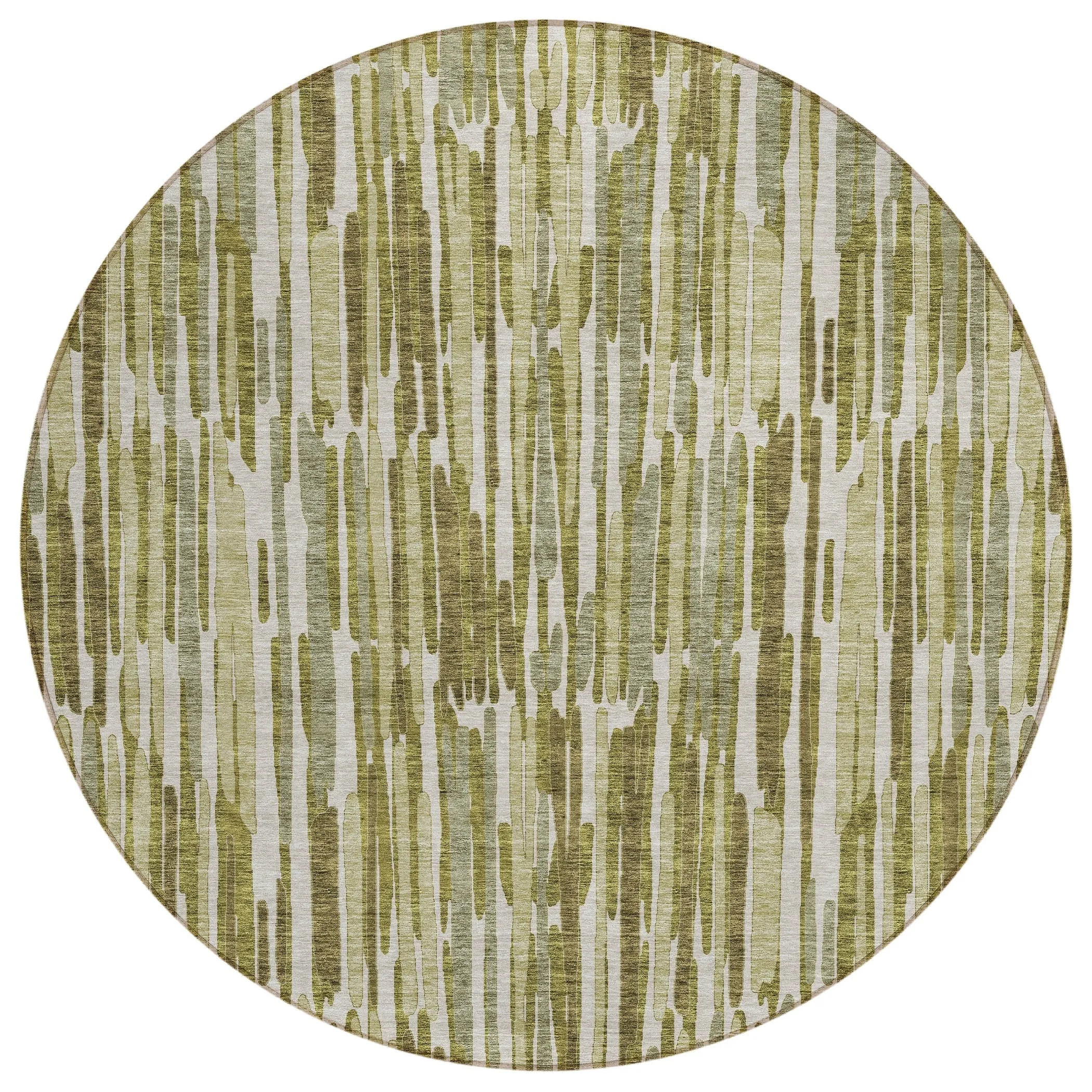 Machine Washable Indoor/ Outdoor Chantille Abstract Watercolor Rug