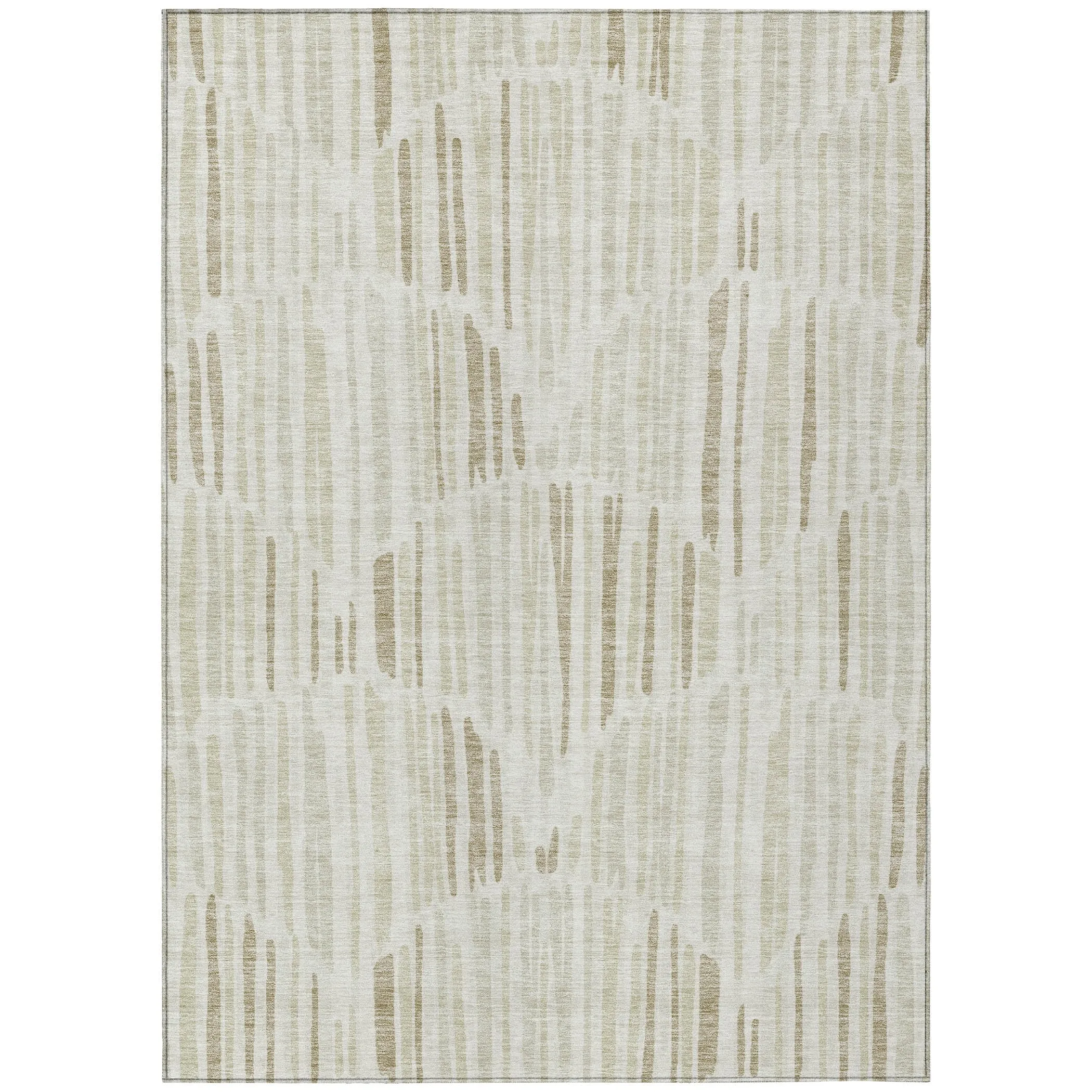 Machine Washable Indoor/ Outdoor Chantille Abstract Watercolor Rug