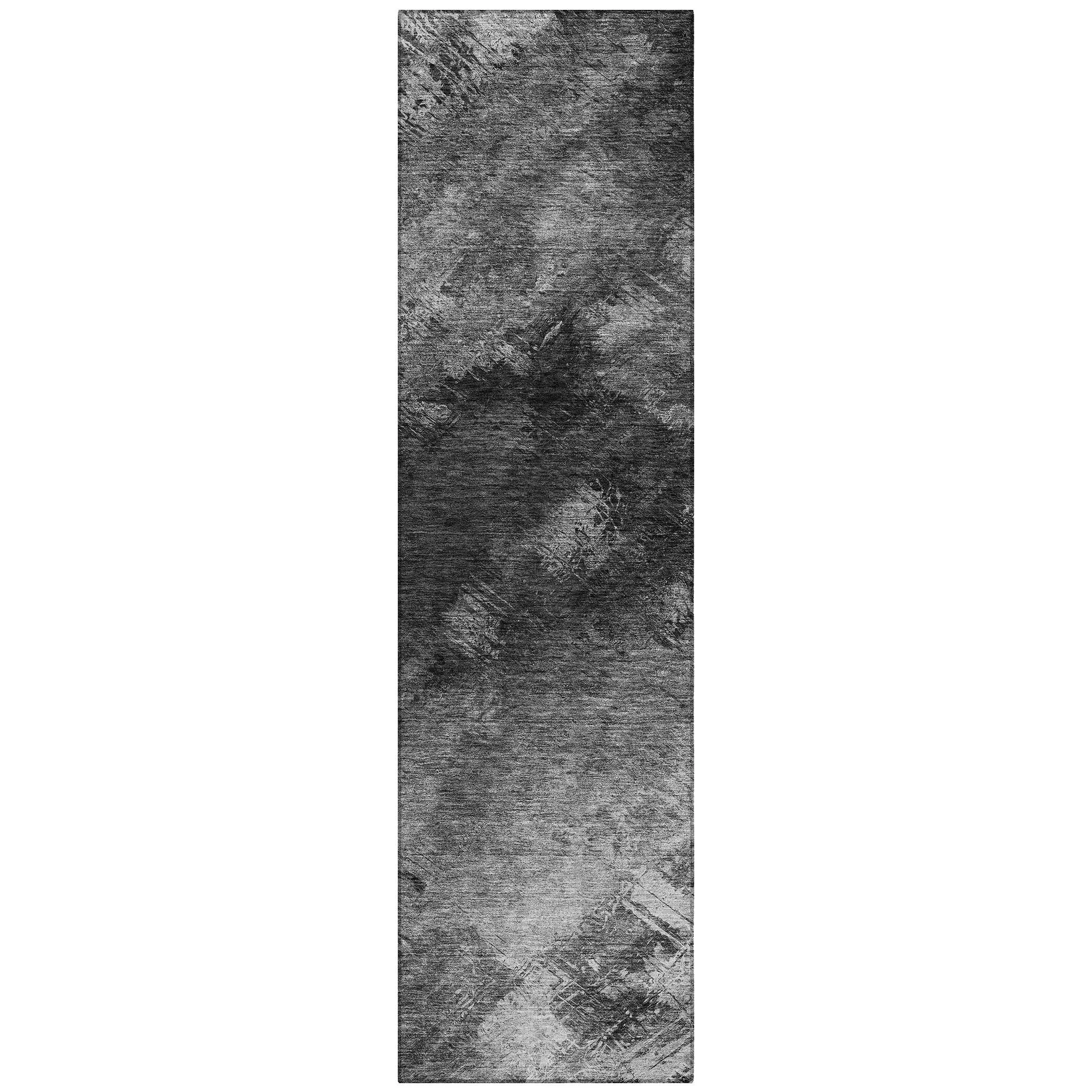 Machine Washable Indoor/ Outdoor Chantille Abstract Watercolor Rug