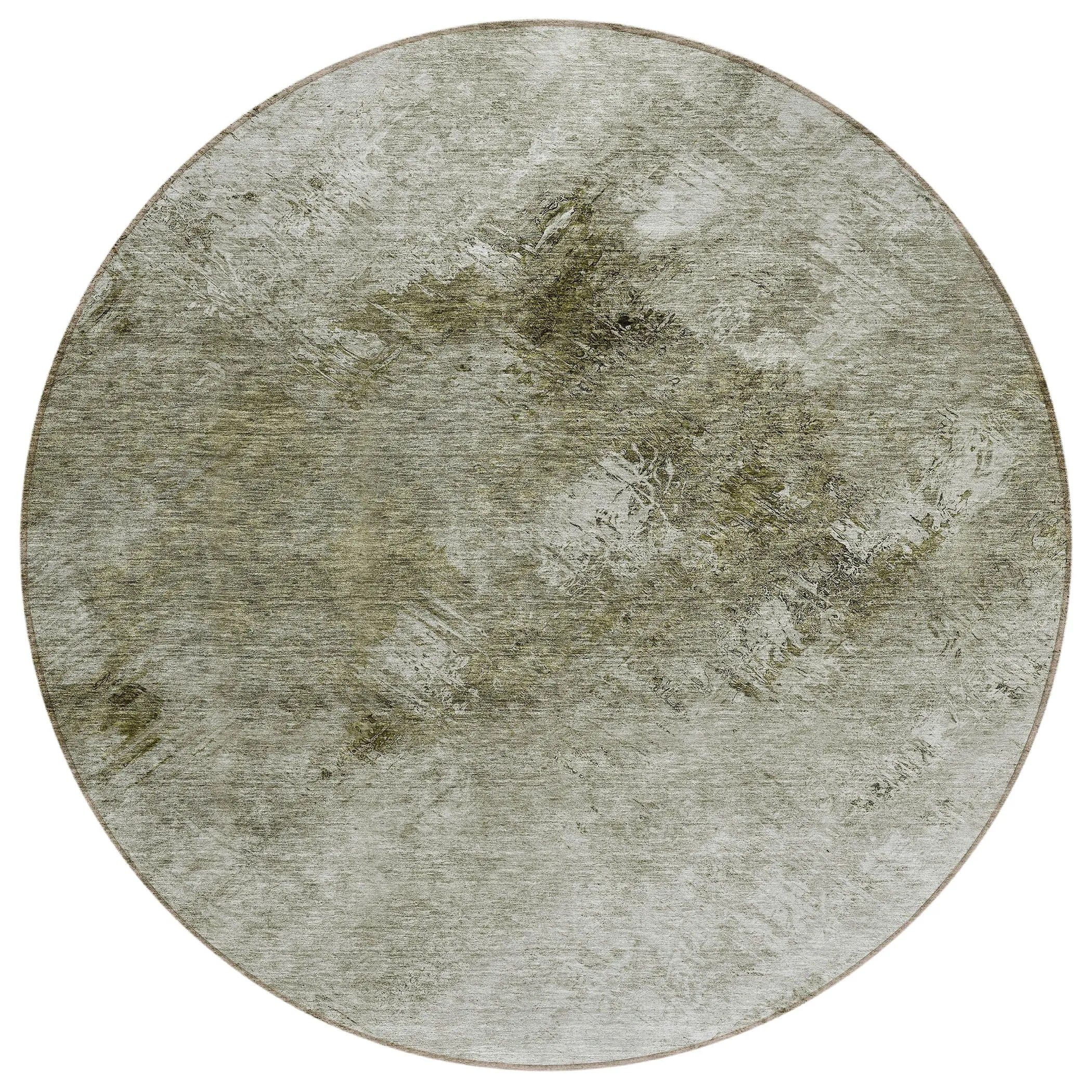 Machine Washable Indoor/ Outdoor Chantille Abstract Watercolor Rug