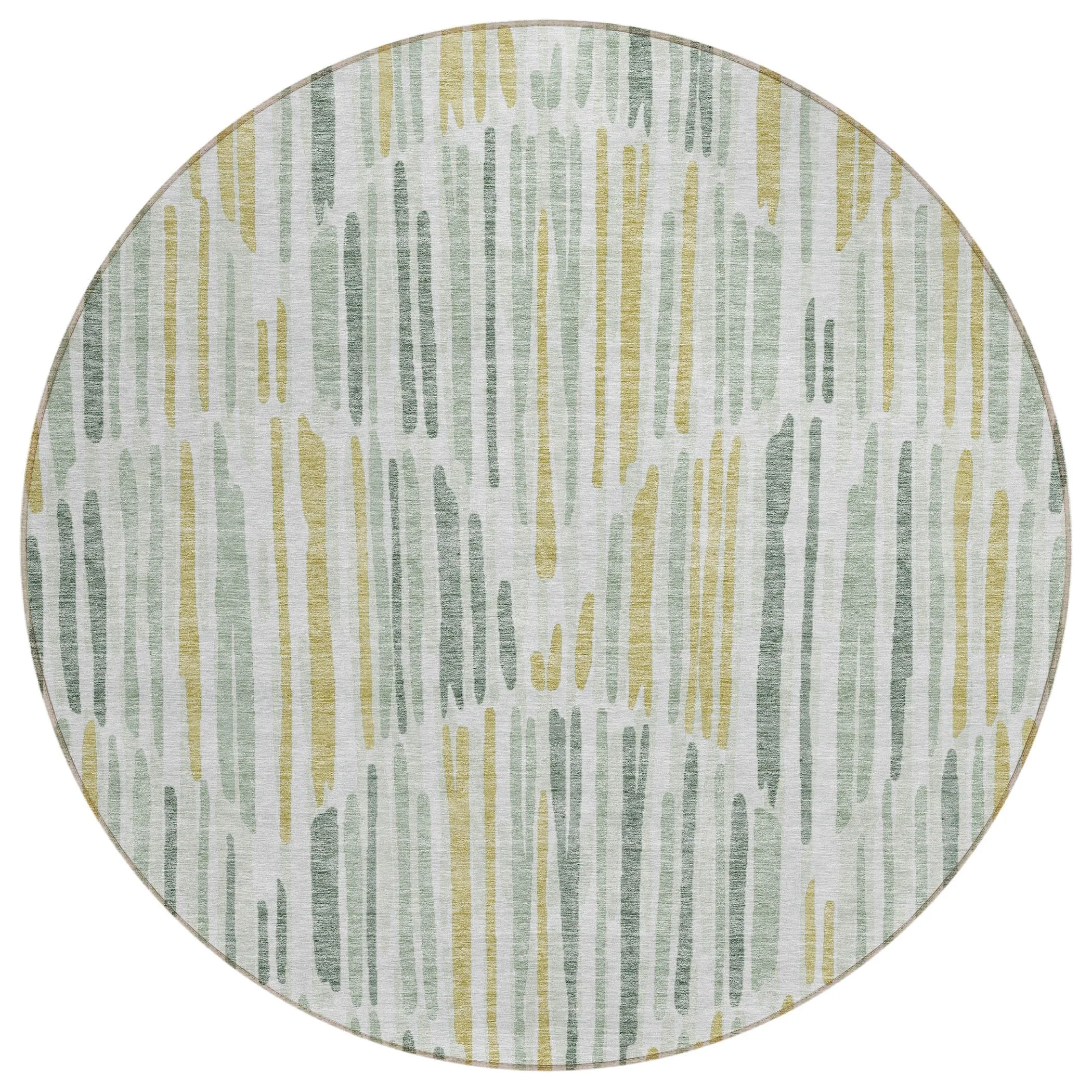 Machine Washable Indoor/ Outdoor Chantille Abstract Watercolor Rug