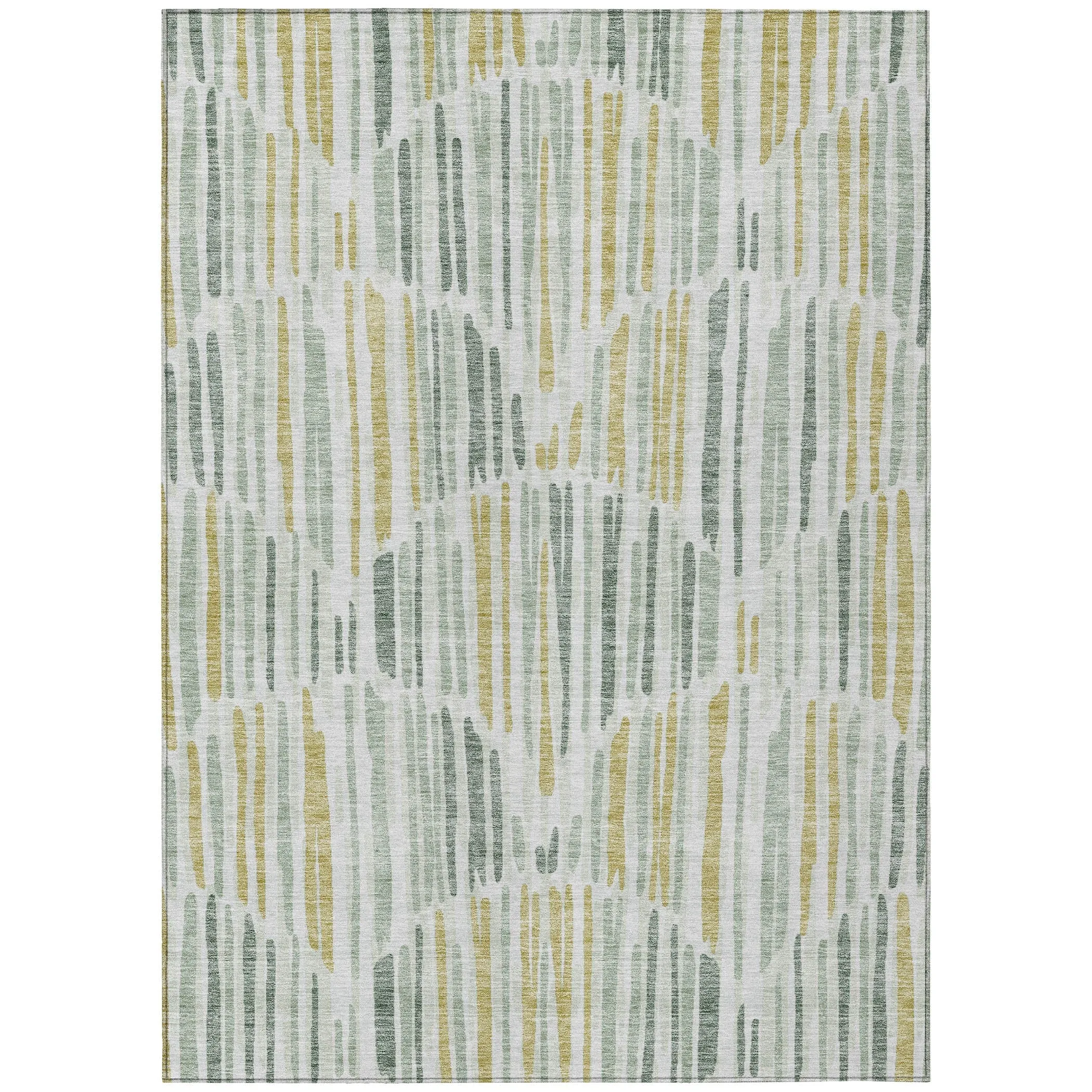 Machine Washable Indoor/ Outdoor Chantille Abstract Watercolor Rug