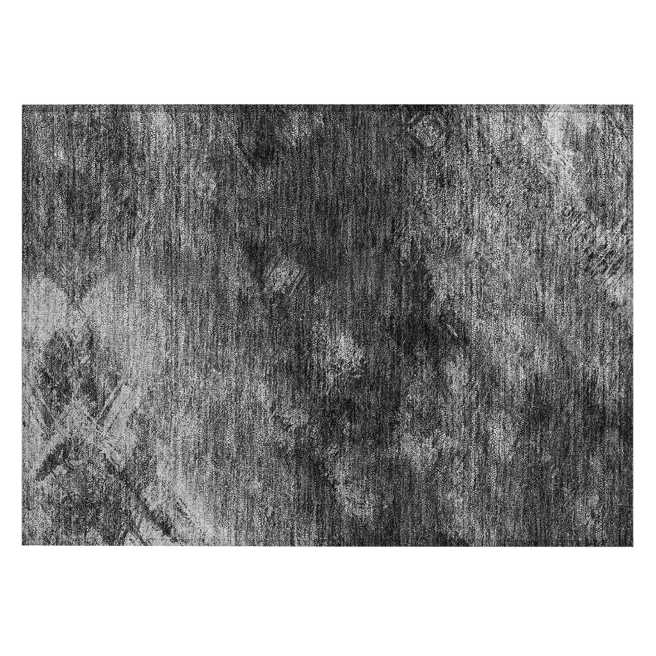 Machine Washable Indoor/ Outdoor Chantille Abstract Watercolor Rug
