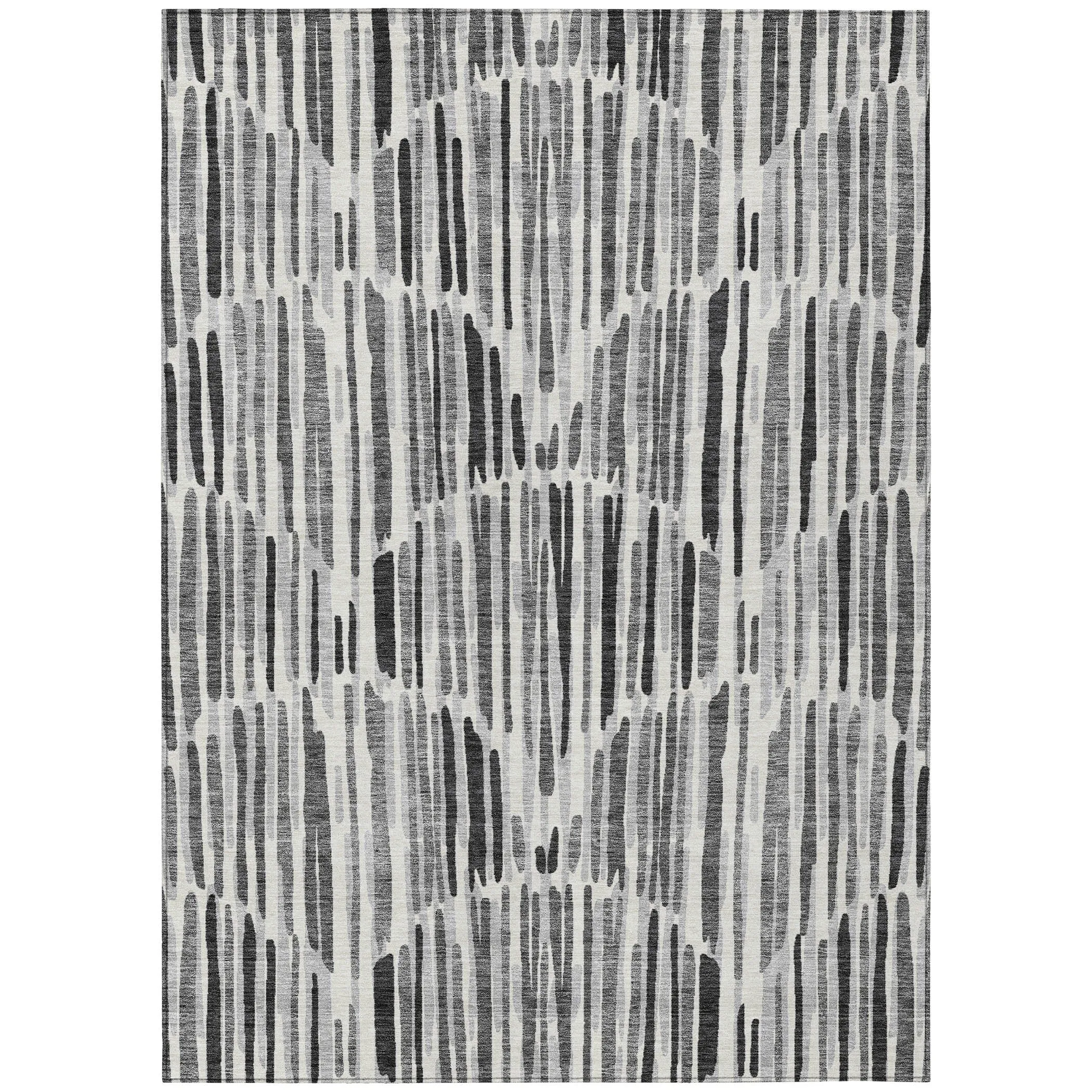Machine Washable Indoor/ Outdoor Chantille Abstract Watercolor Rug