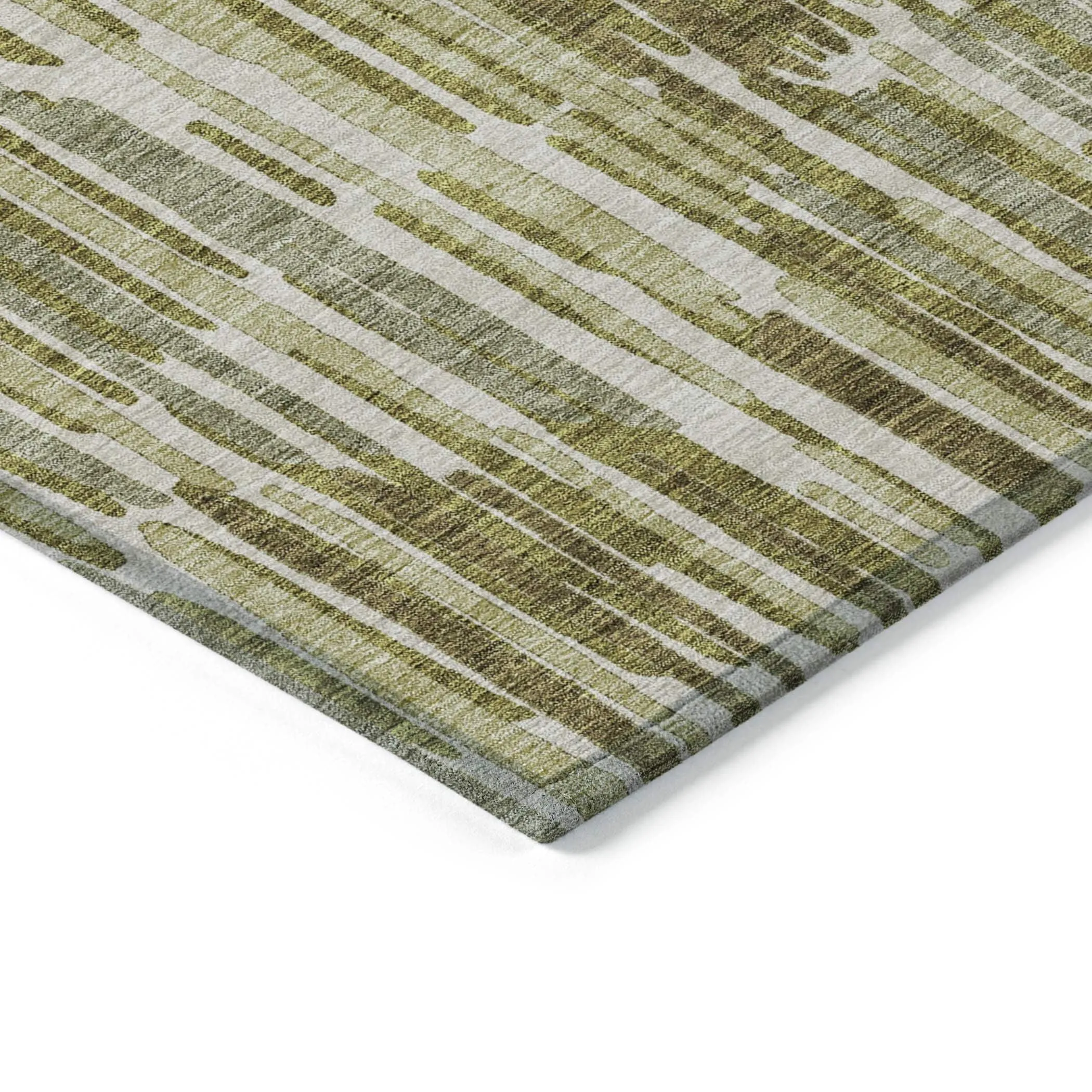 Machine Washable Indoor/ Outdoor Chantille Abstract Watercolor Rug