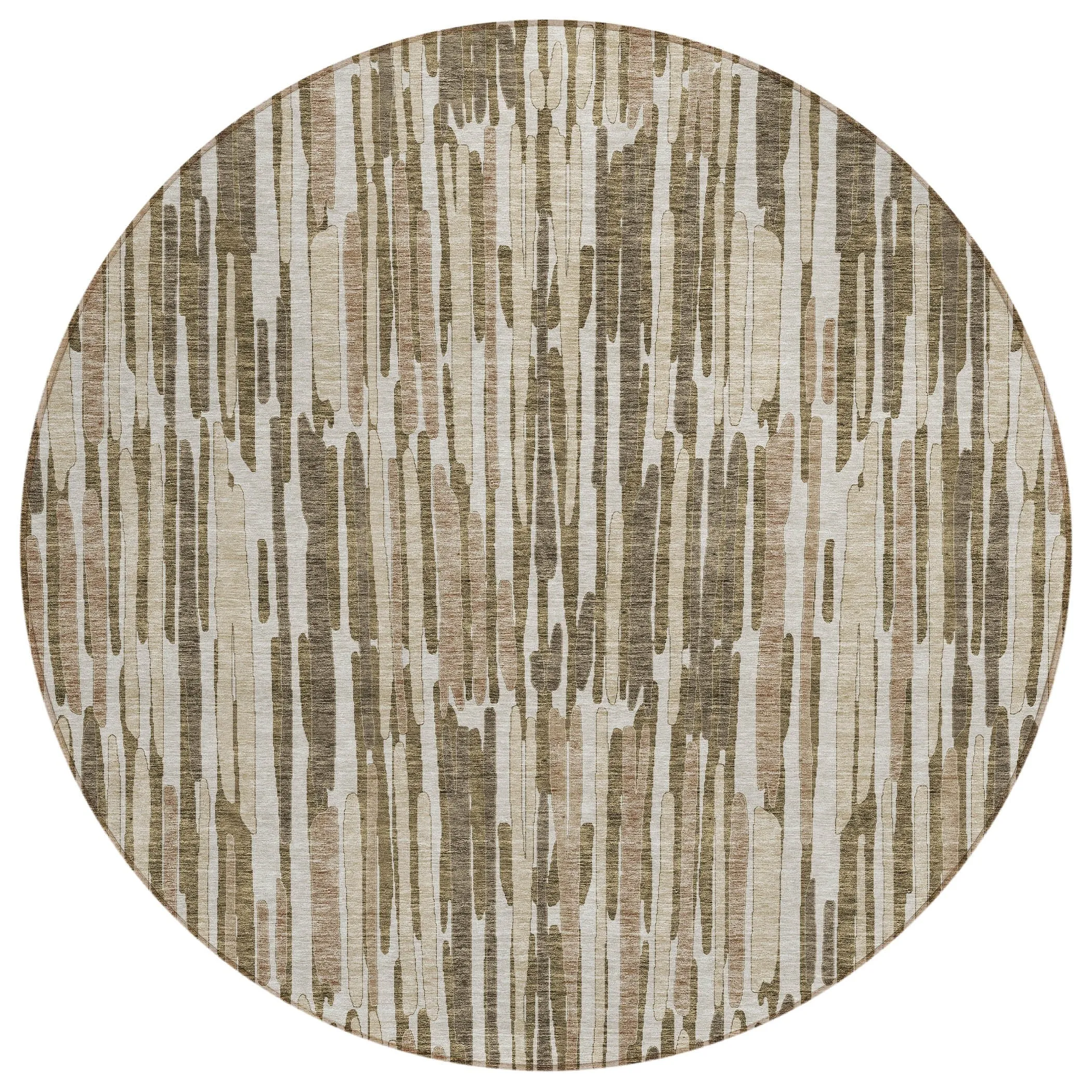 Machine Washable Indoor/ Outdoor Chantille Abstract Watercolor Rug