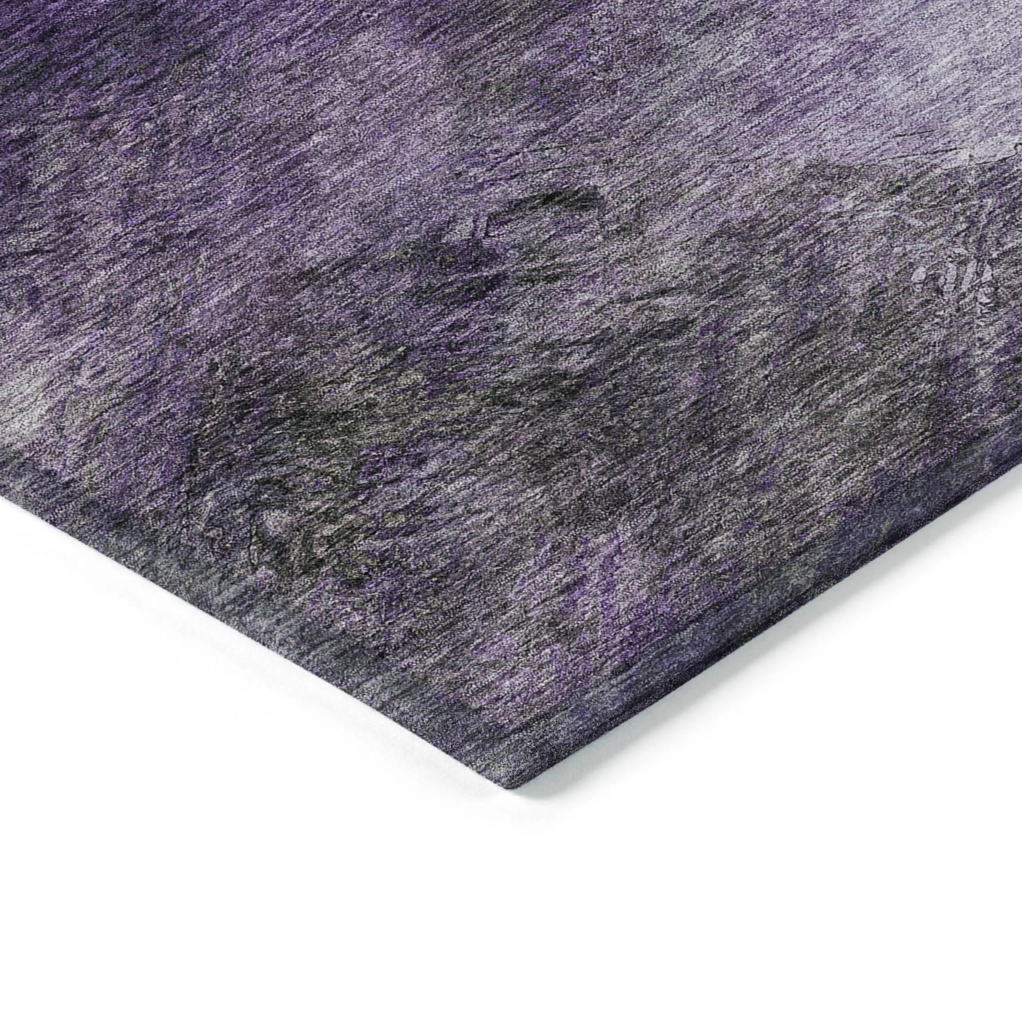 Machine Washable Indoor/ Outdoor Chantille Abstract Watercolor Rug