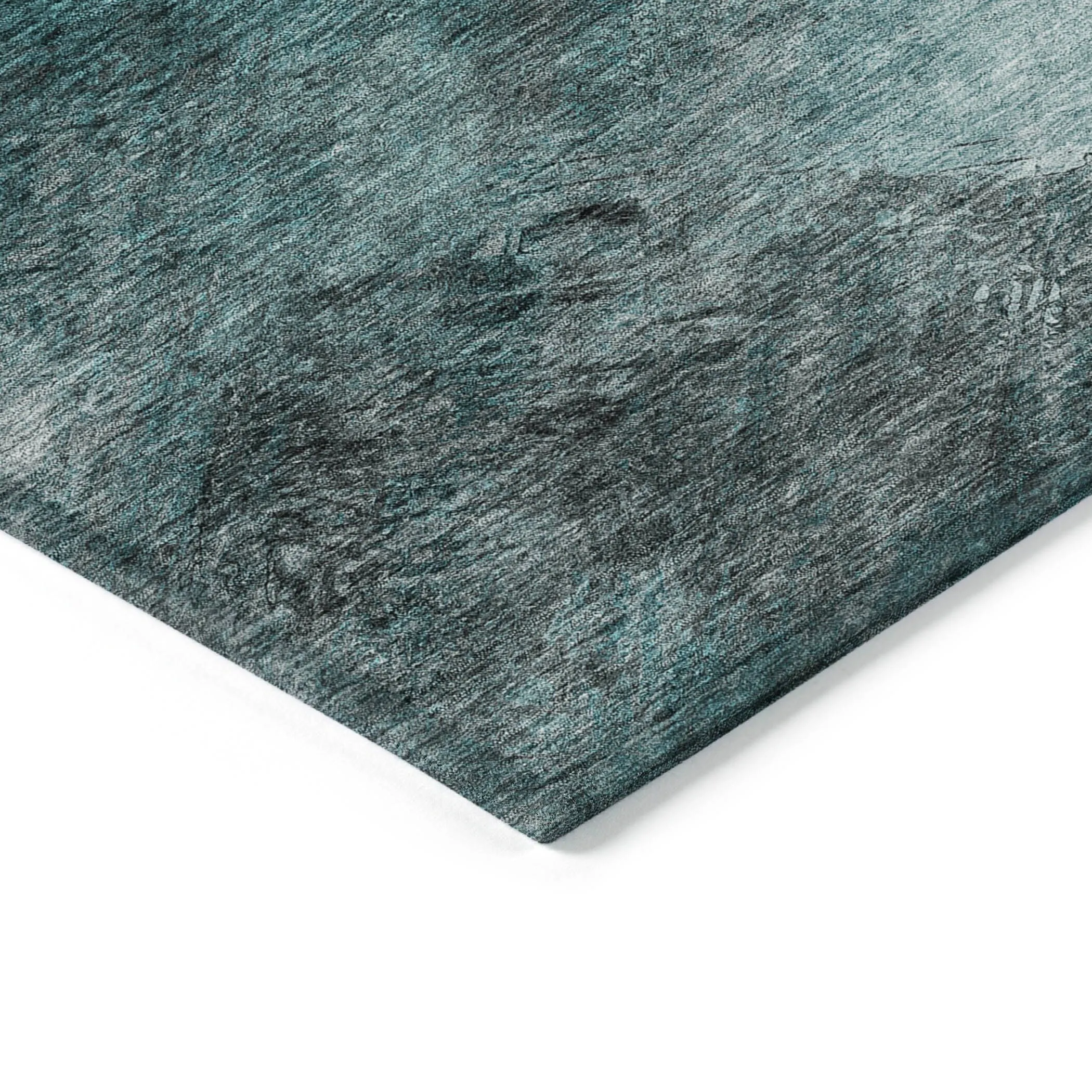 Machine Washable Indoor/ Outdoor Chantille Abstract Watercolor Rug