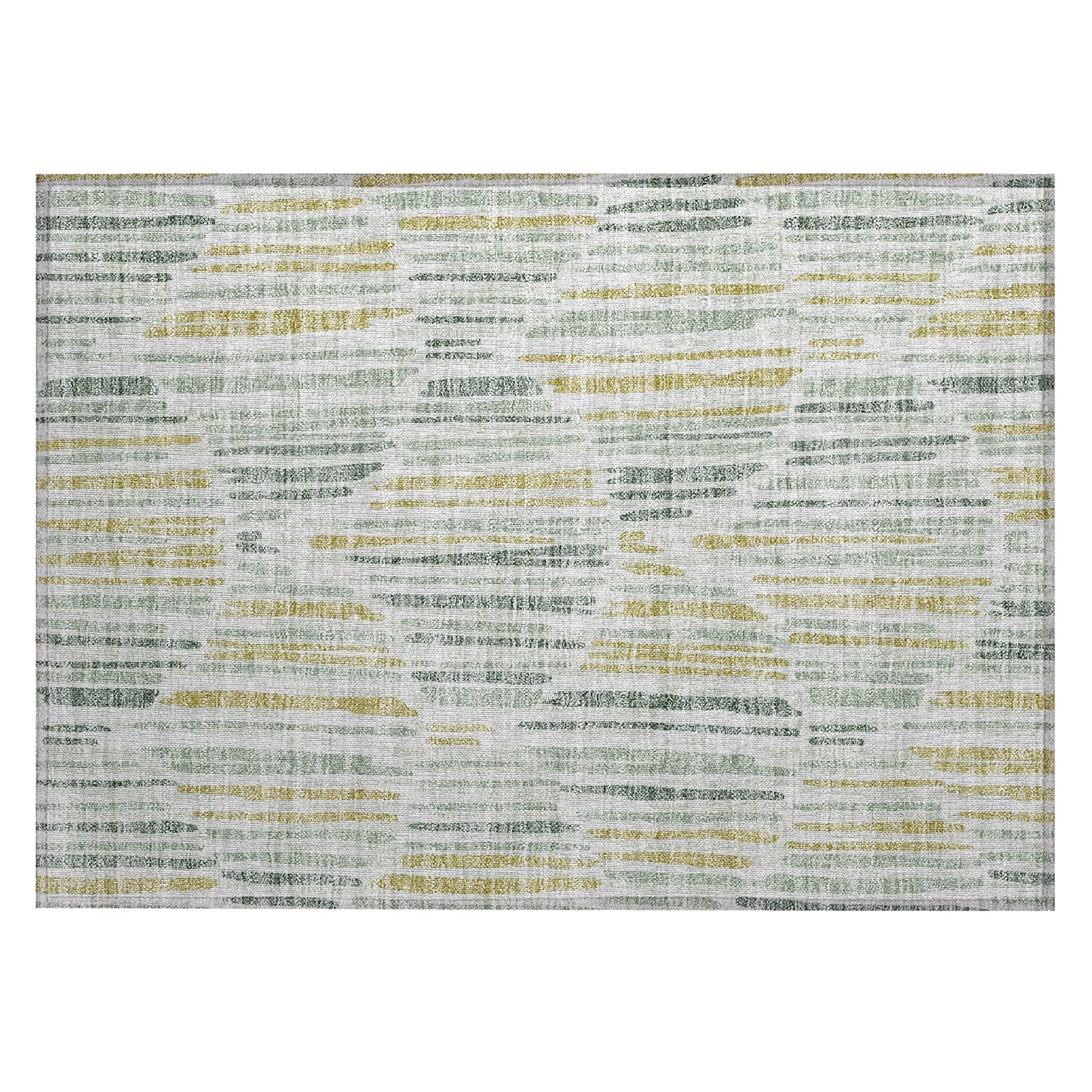 Machine Washable Indoor/ Outdoor Chantille Abstract Watercolor Rug