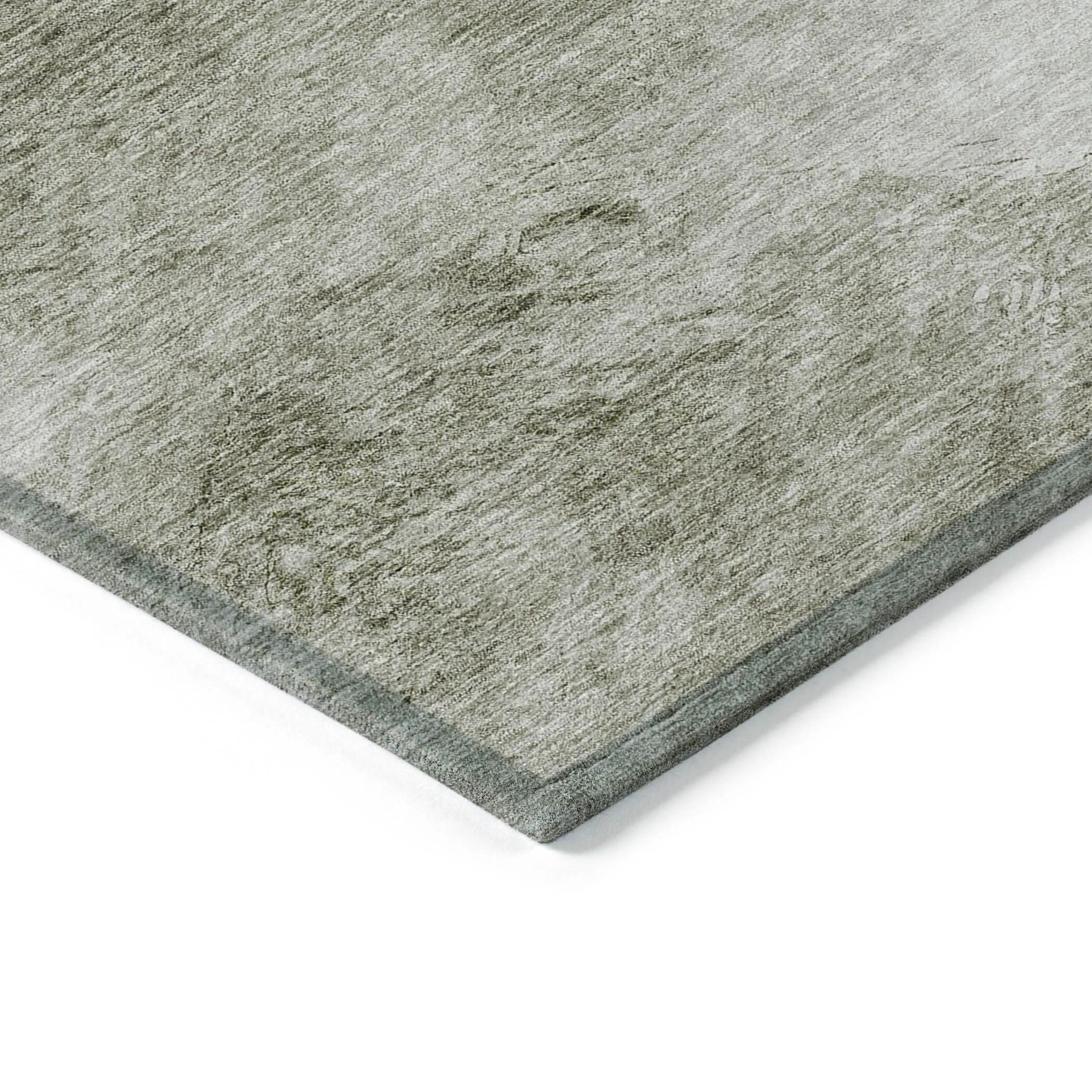 Machine Washable Indoor/ Outdoor Chantille Abstract Watercolor Rug
