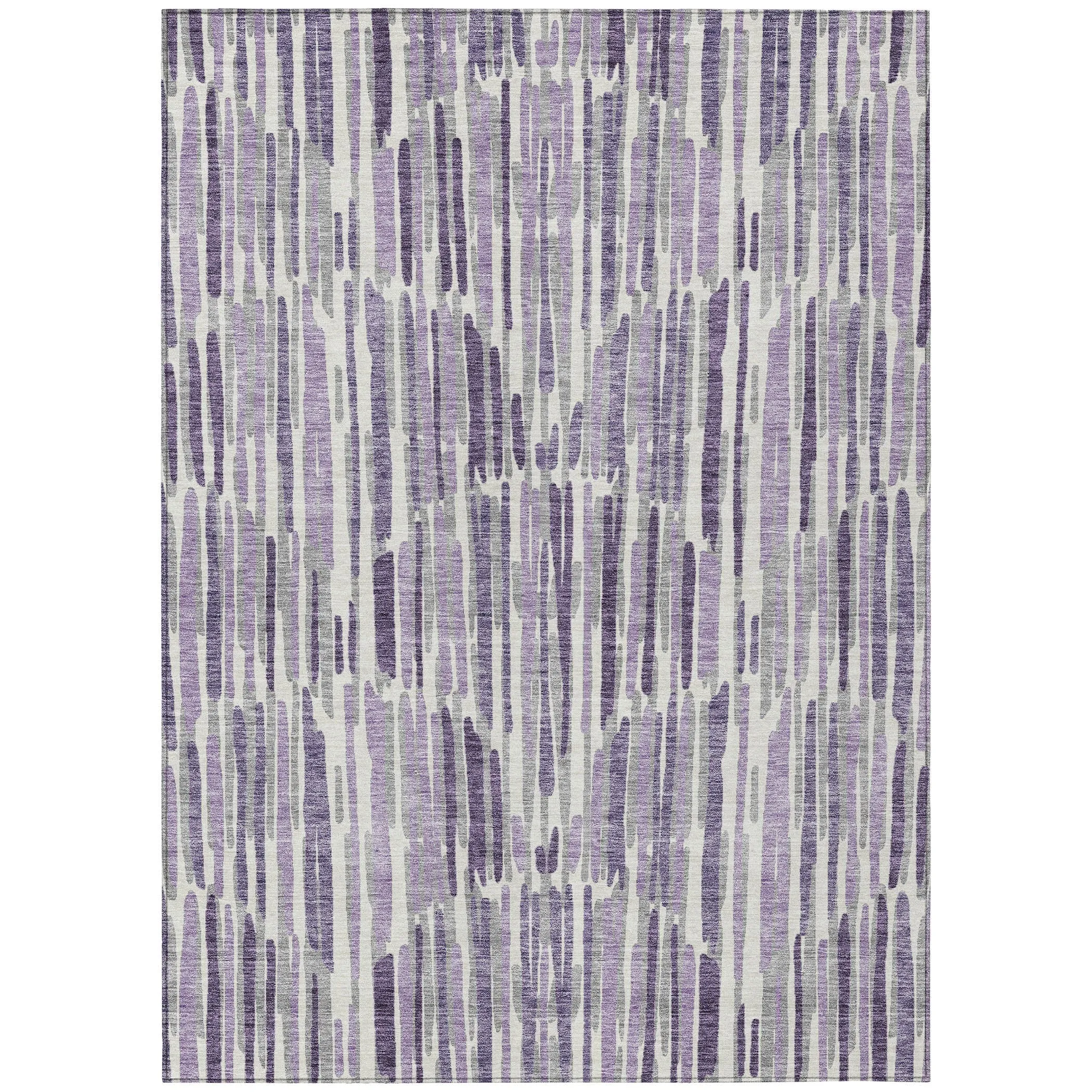 Machine Washable Indoor/ Outdoor Chantille Abstract Watercolor Rug