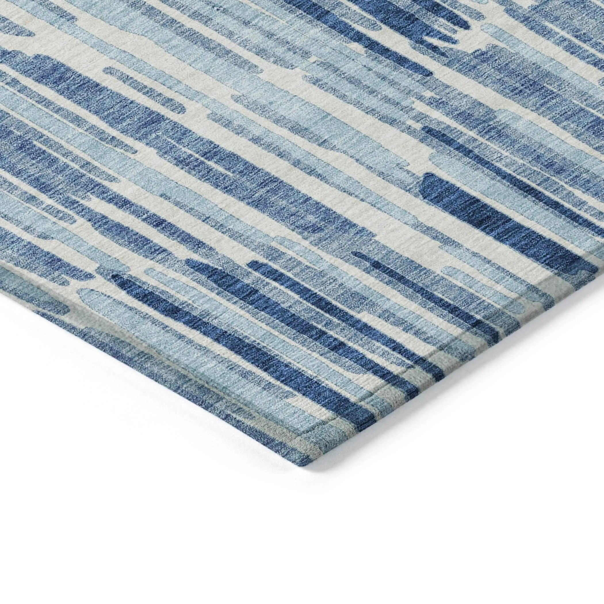 Machine Washable Indoor/ Outdoor Chantille Abstract Watercolor Rug