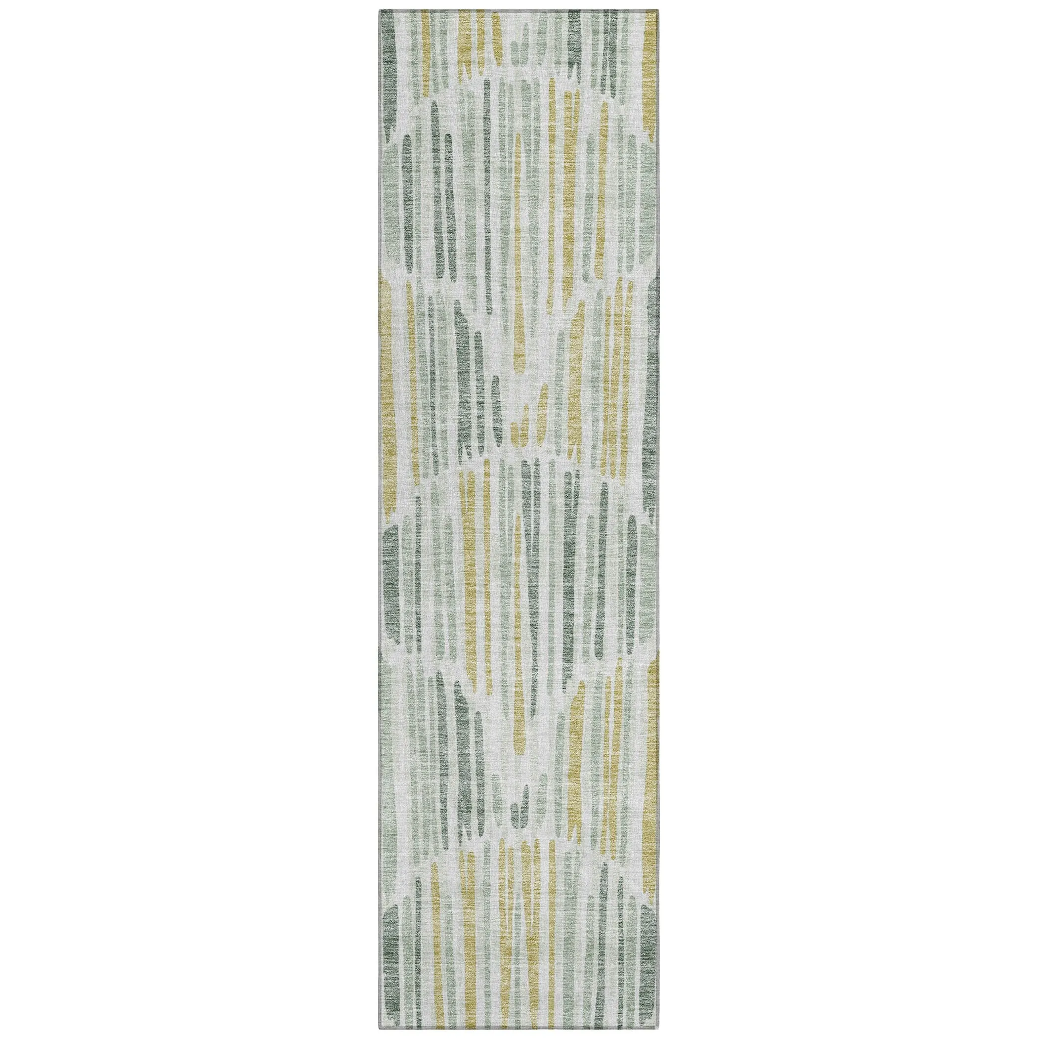 Machine Washable Indoor/ Outdoor Chantille Abstract Watercolor Rug