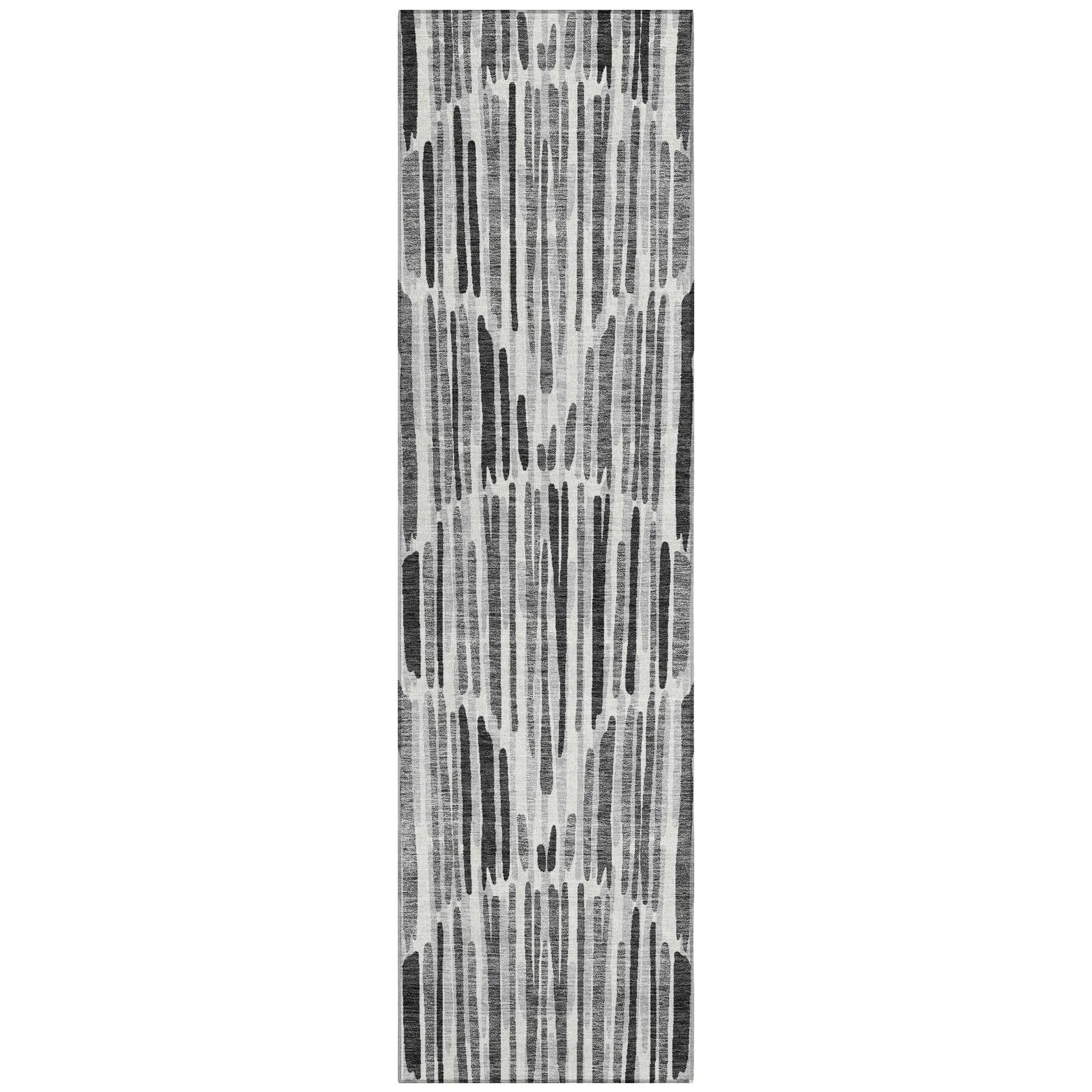 Machine Washable Indoor/ Outdoor Chantille Abstract Watercolor Rug