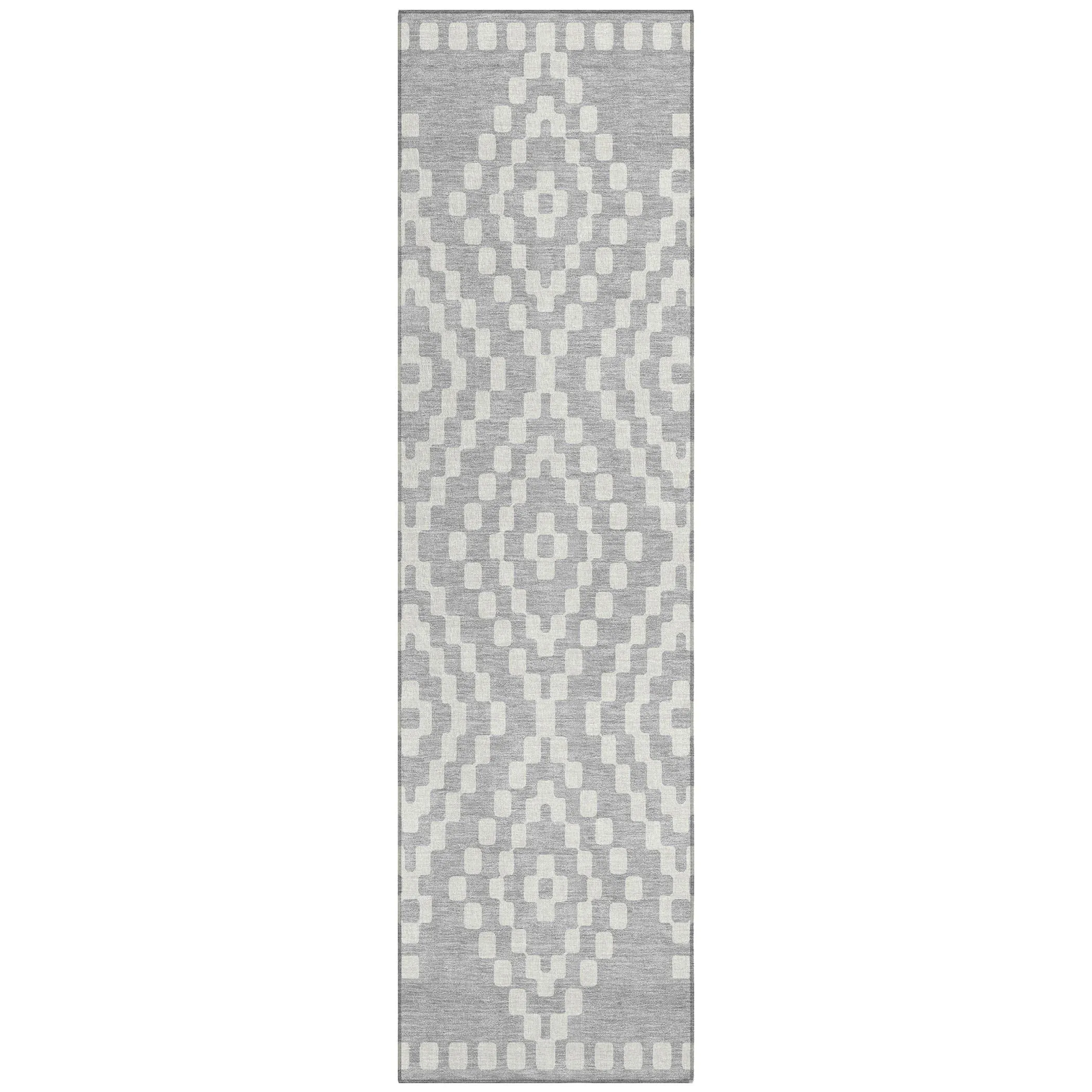 Machine Washable Indoor/ Outdoor Chantille Boho Moroccan Rug