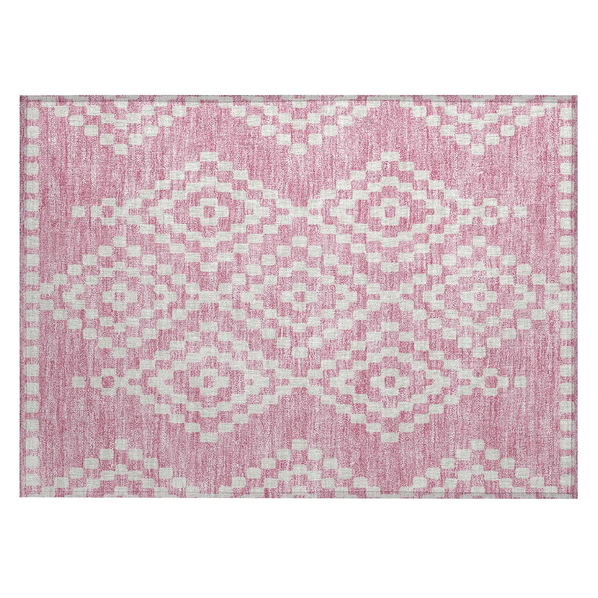 Machine Washable Indoor/ Outdoor Chantille Boho Moroccan Rug