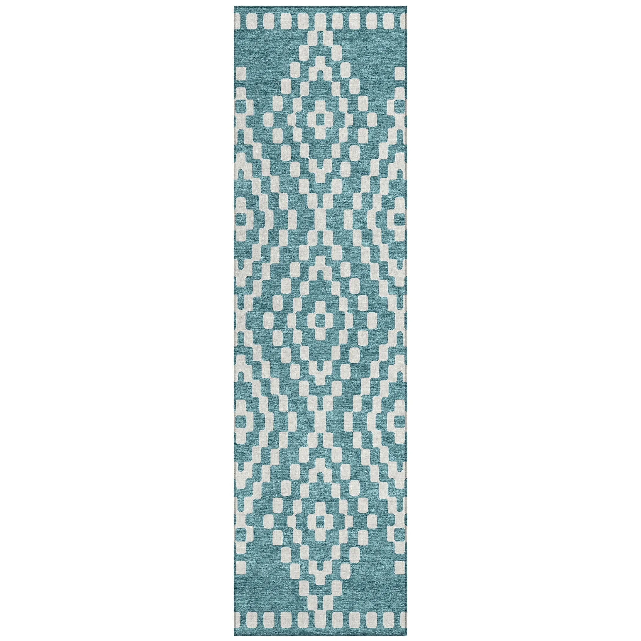 Machine Washable Indoor/ Outdoor Chantille Boho Moroccan Rug