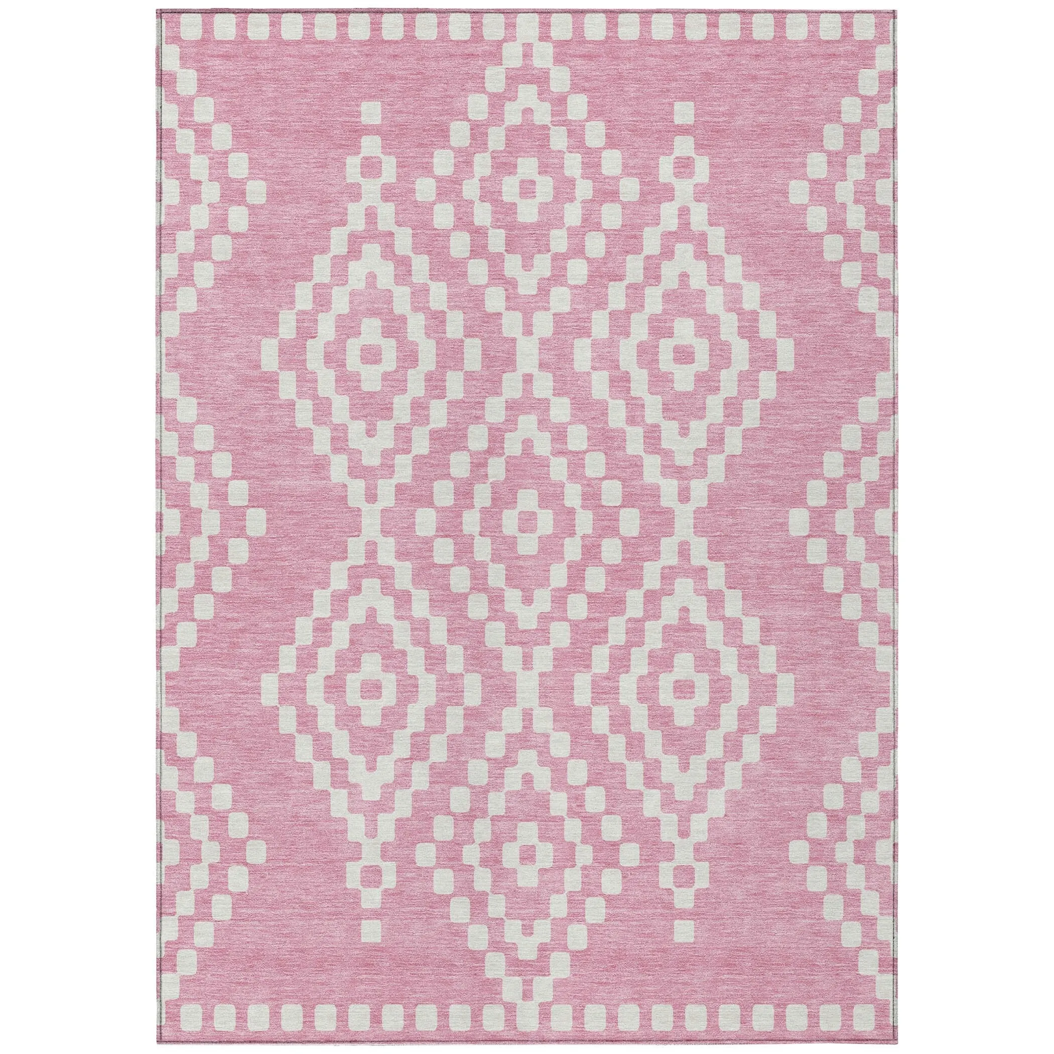 Machine Washable Indoor/ Outdoor Chantille Boho Moroccan Rug