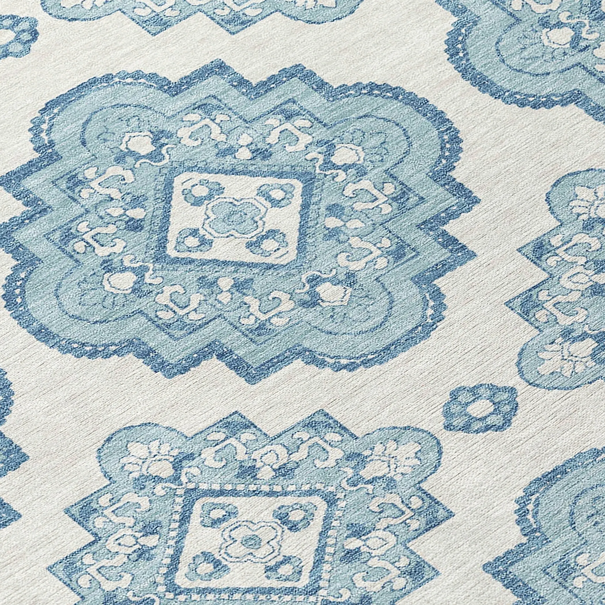 Machine Washable Indoor/ Outdoor Chantille Boho Moroccan Rug