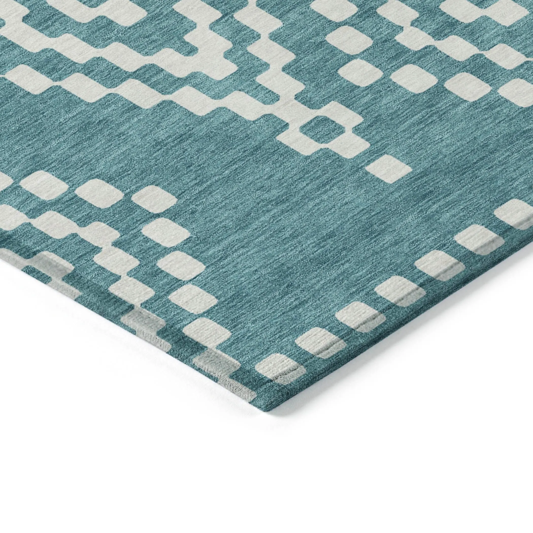 Machine Washable Indoor/ Outdoor Chantille Boho Moroccan Rug