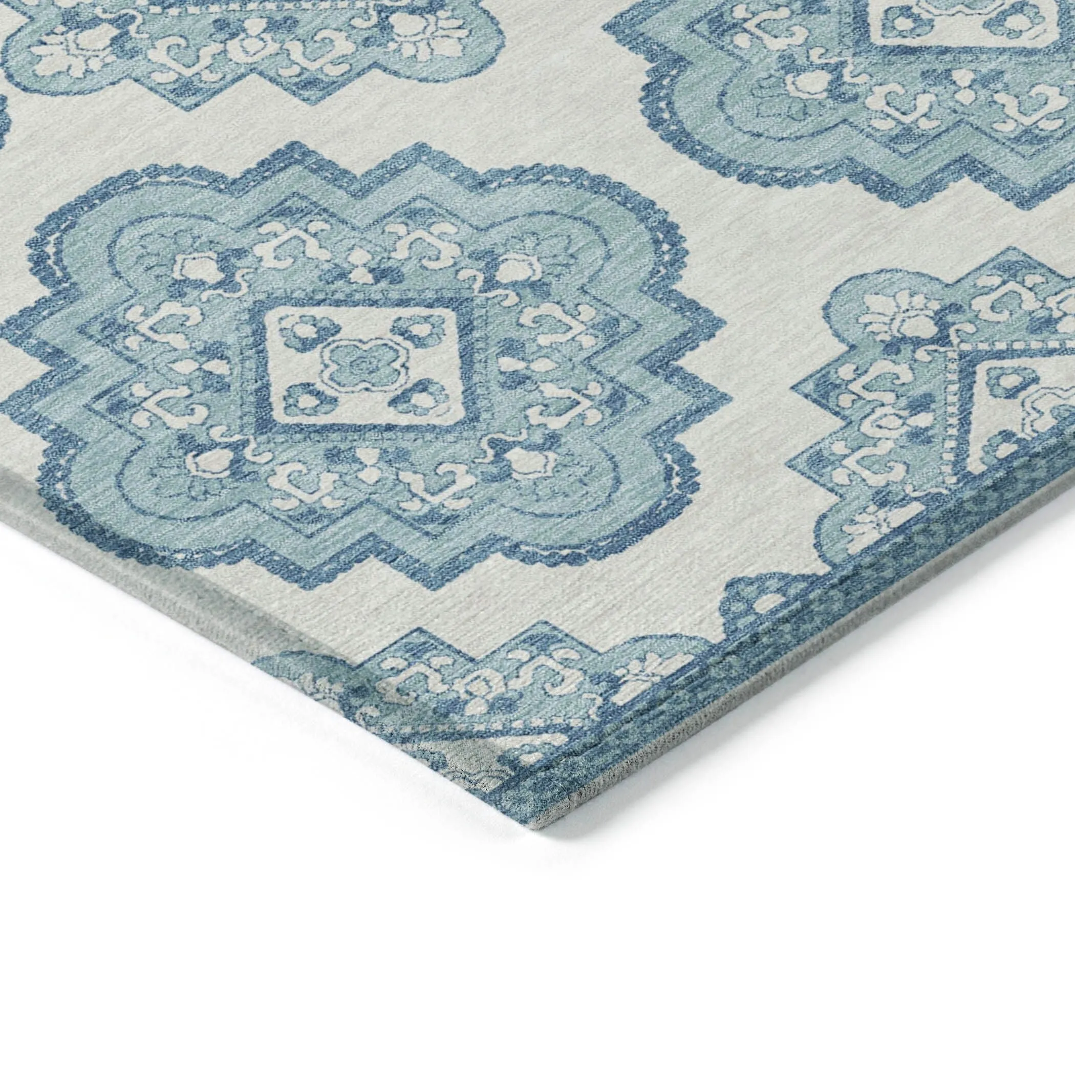 Machine Washable Indoor/ Outdoor Chantille Boho Moroccan Rug