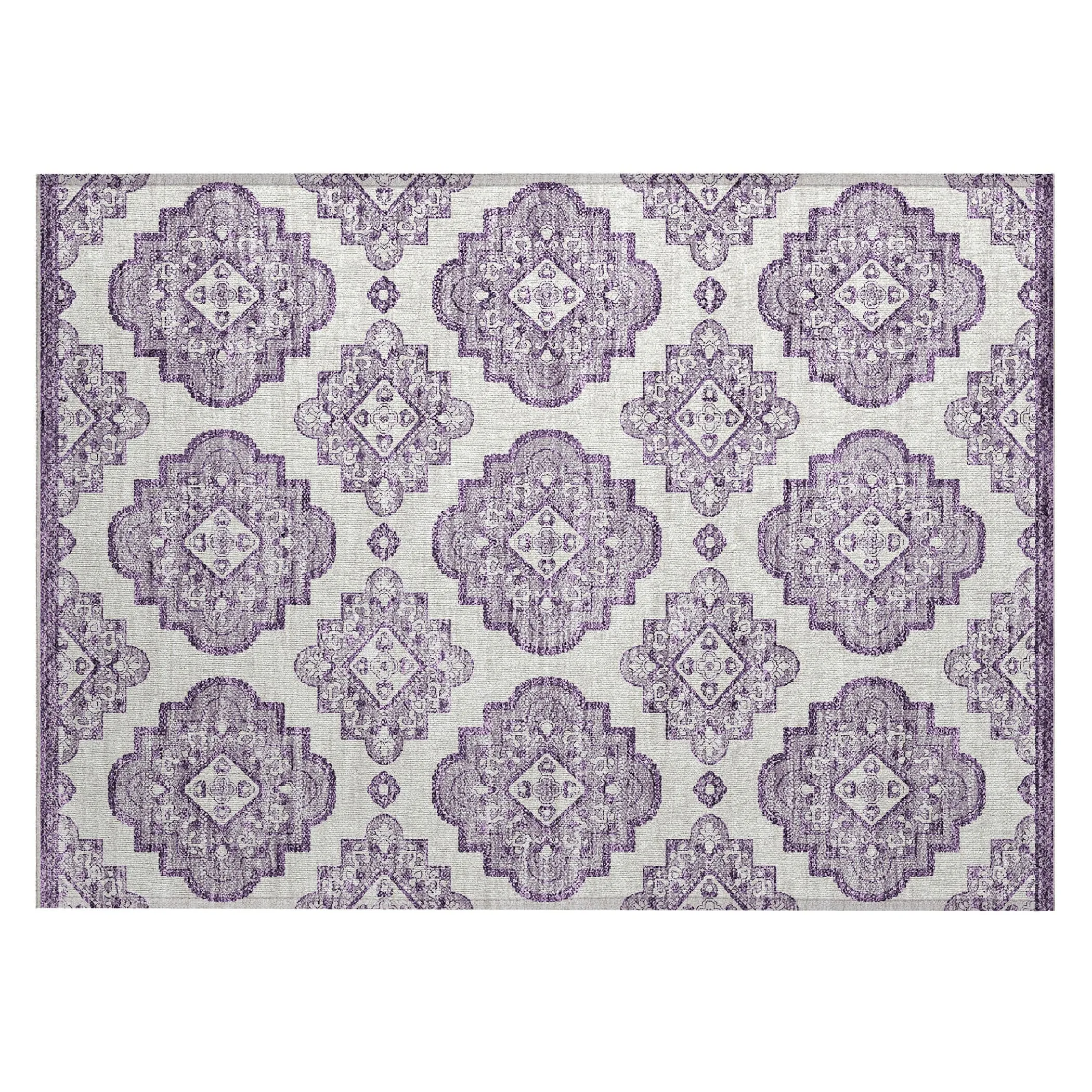 Machine Washable Indoor/ Outdoor Chantille Boho Moroccan Rug