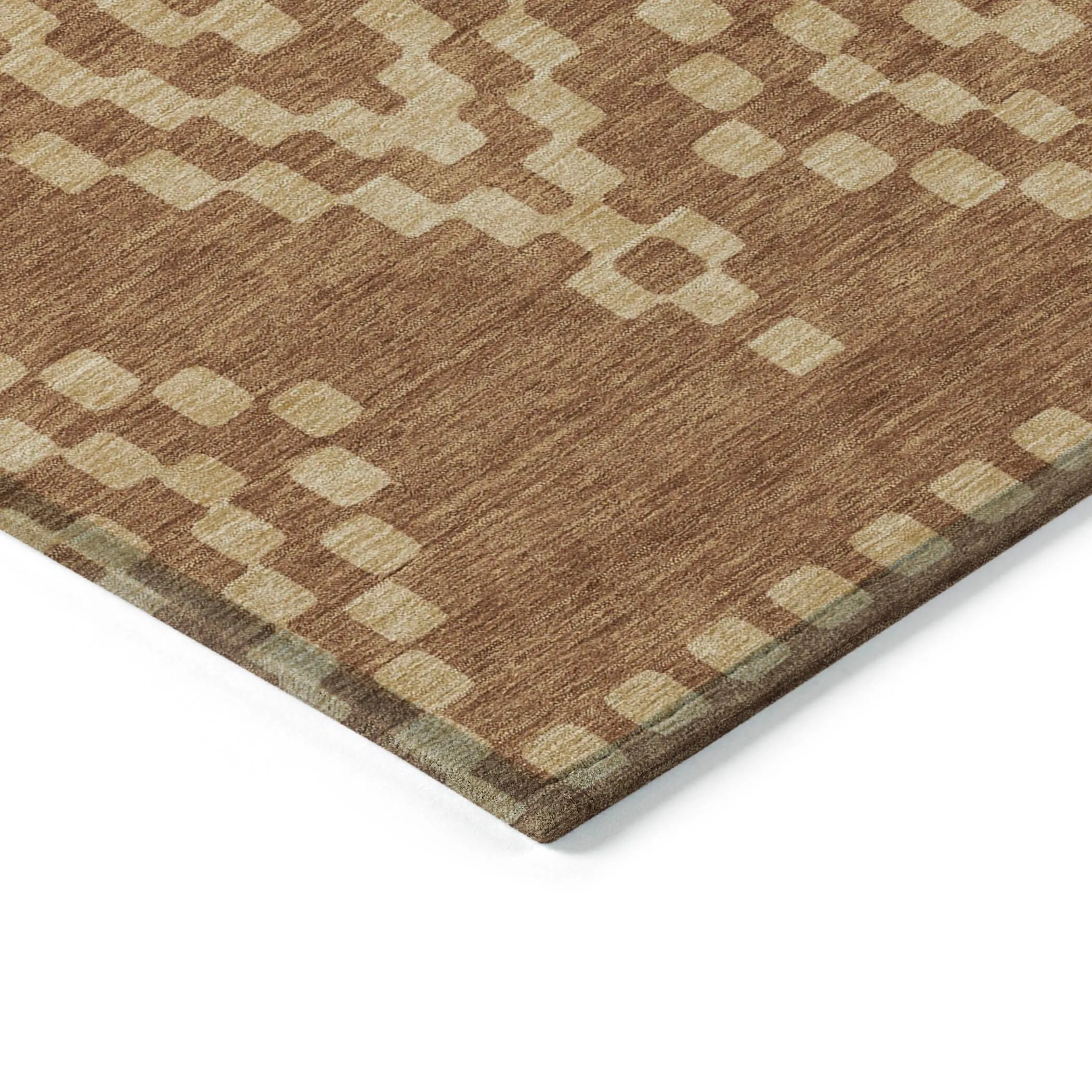 Machine Washable Indoor/ Outdoor Chantille Boho Moroccan Rug