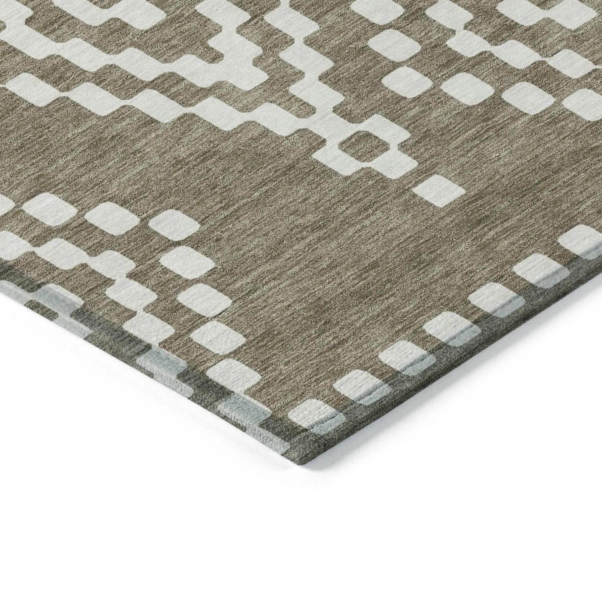 Machine Washable Indoor/ Outdoor Chantille Boho Moroccan Rug
