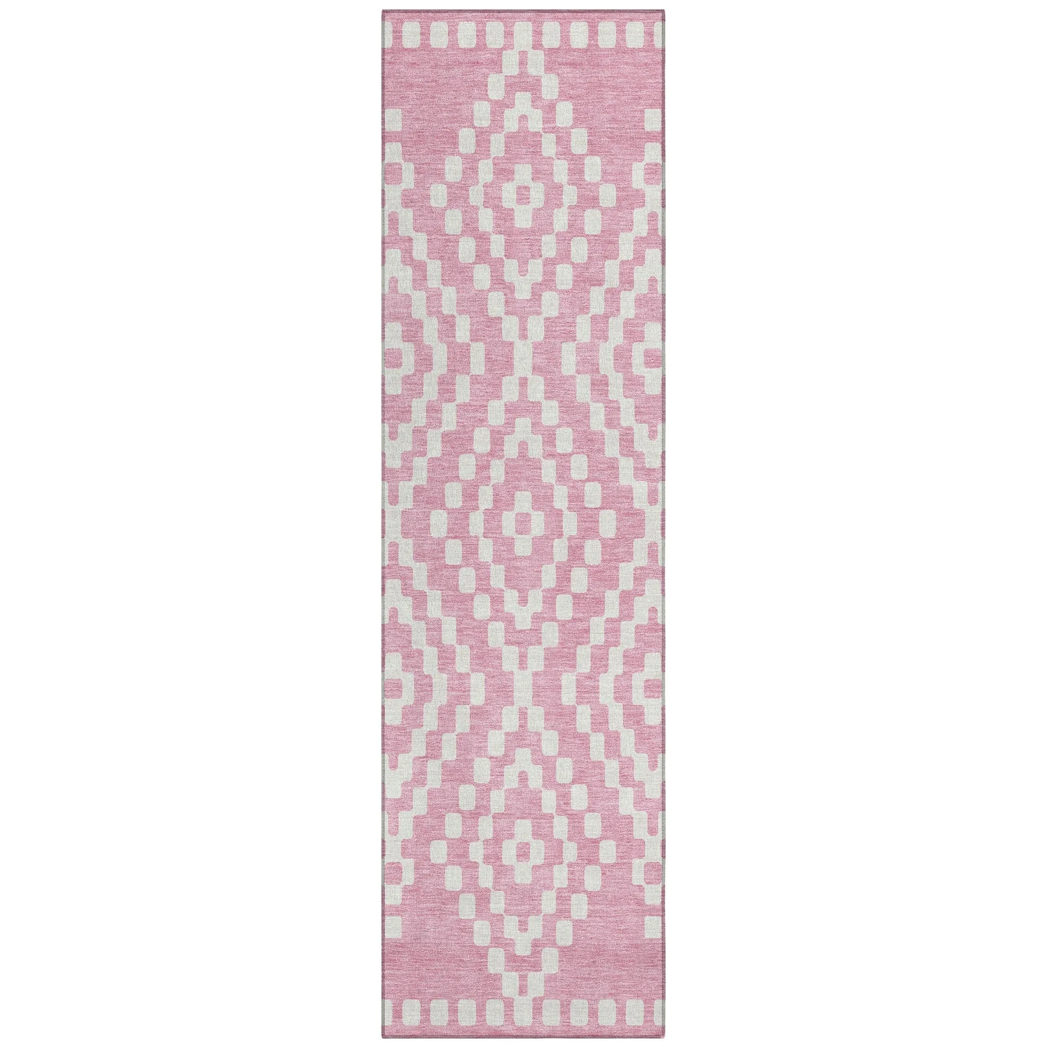 Machine Washable Indoor/ Outdoor Chantille Boho Moroccan Rug